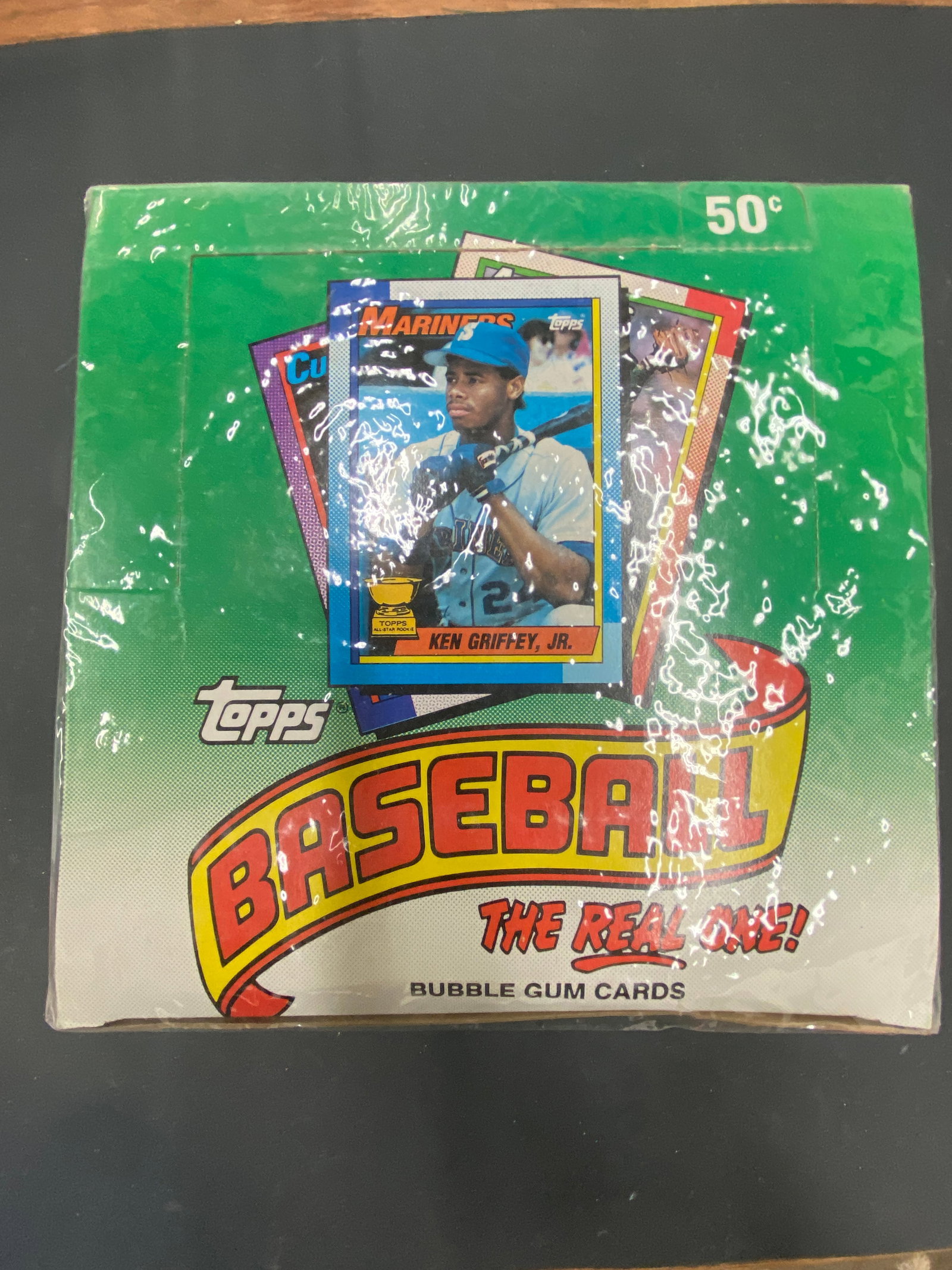1990 Topps Baseball Wax Box 36 Packs Sealed Ken Griffey Jr. Rookie Era (1 of 3)