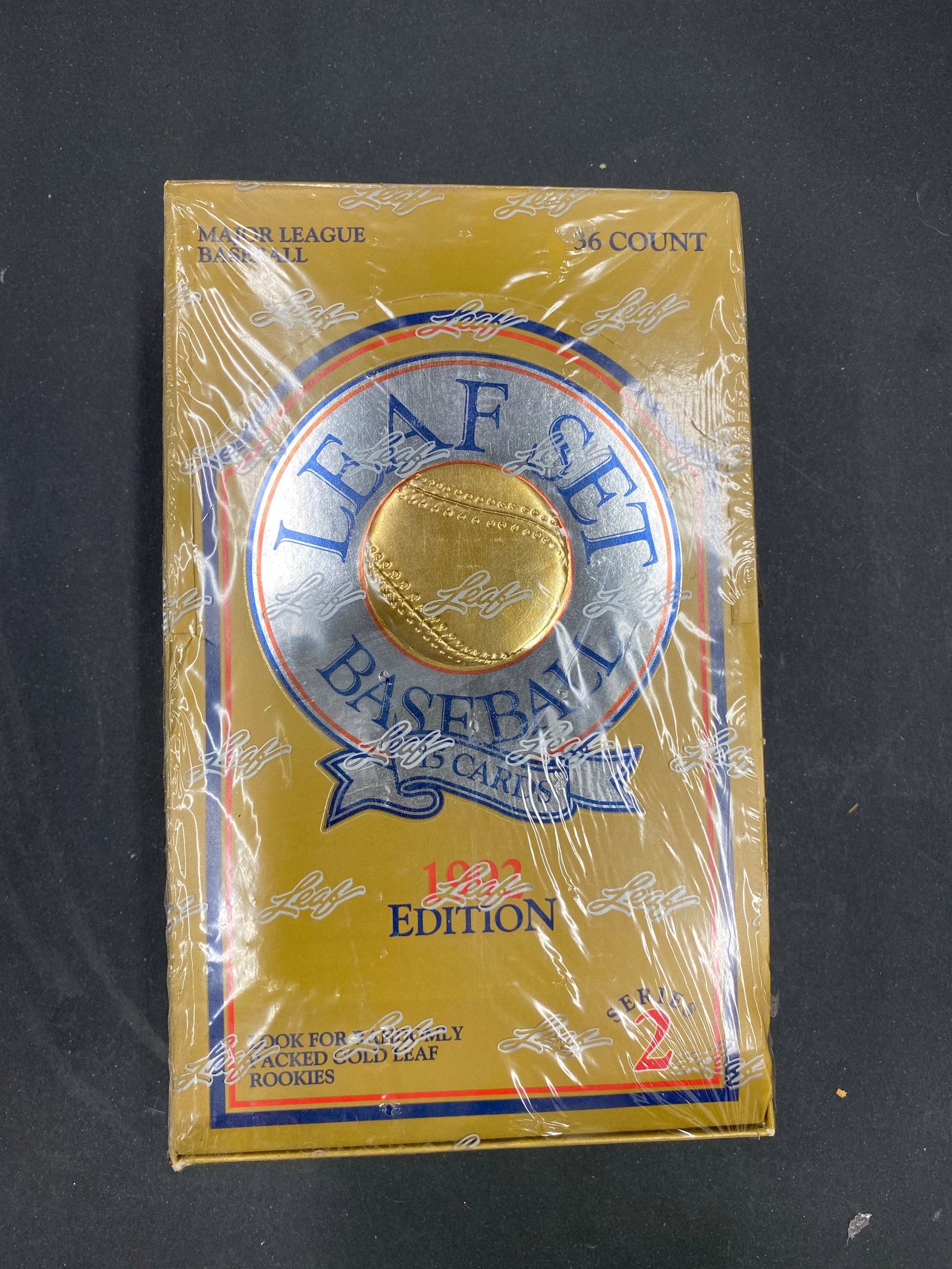 1992 Leaf Baseball Series 2 Factory Sealed Complete Set 396 Count Gold Edition (1 of 3)
