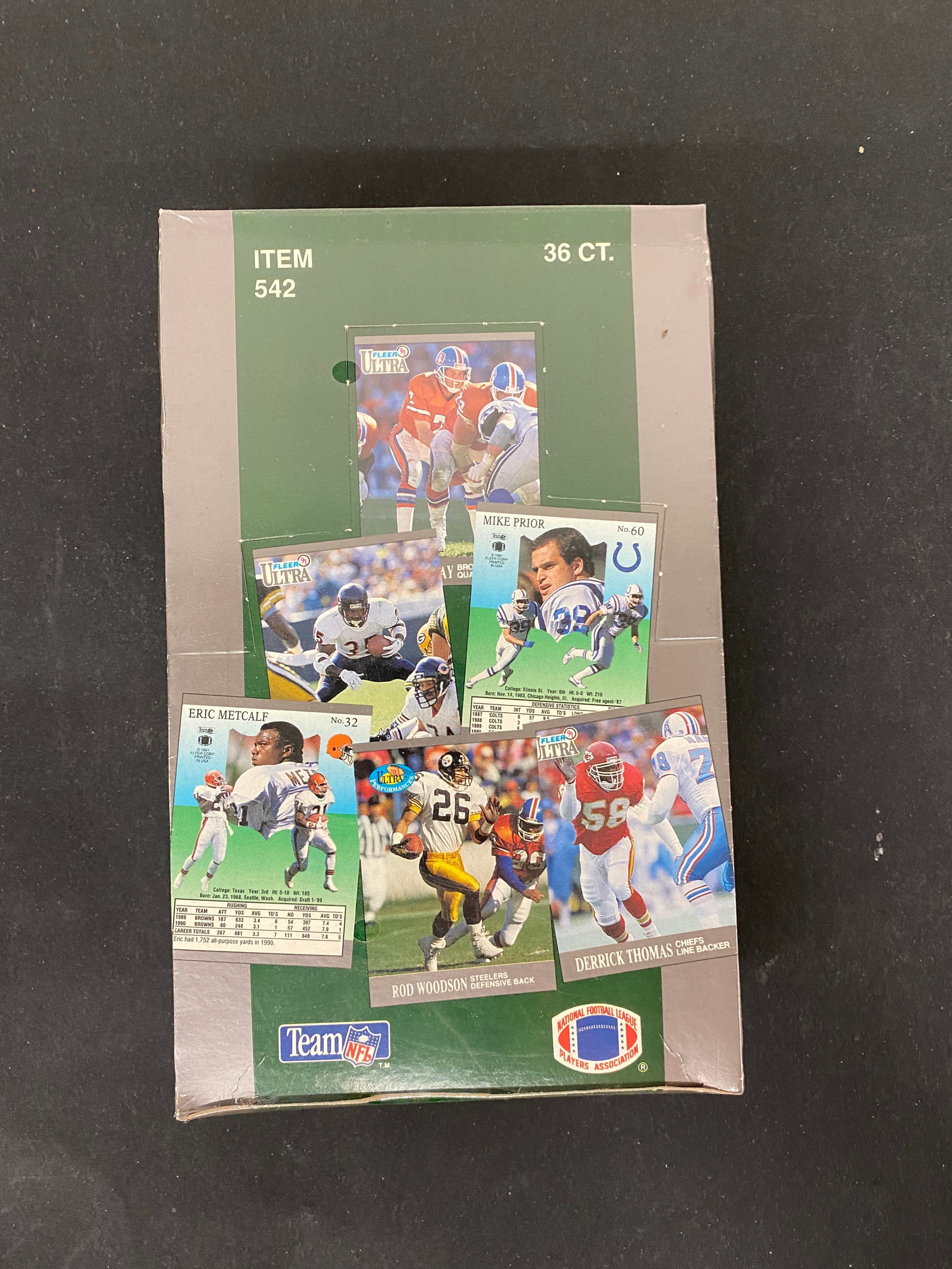 1991 Fleer Ultra Football Trading Cards 36-Count Factory Sealed Box (1 of 3)