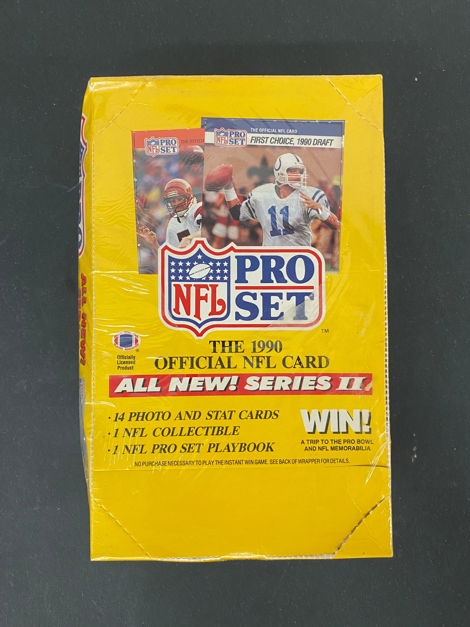 1990 NFL Pro Set Series II Official Football Card Factory Sealed Box: 1990 NFL Pro Set Series II Official Football Card Factory Sealed Box