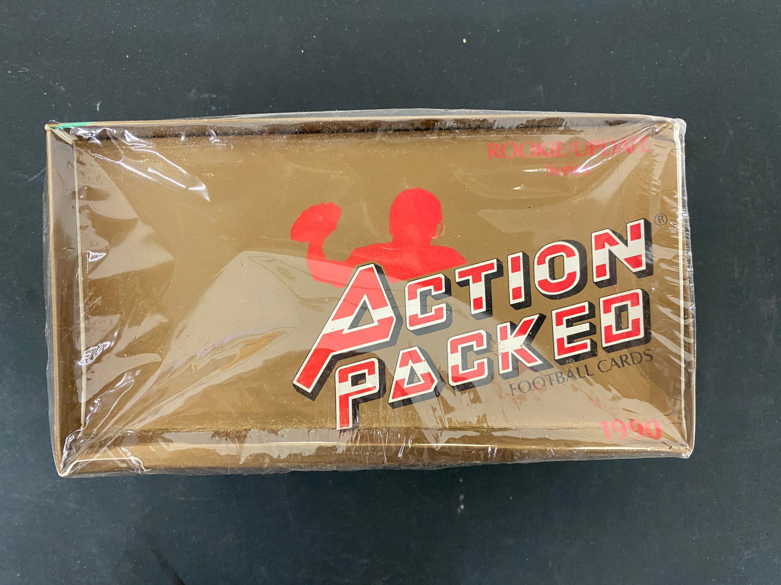 1990 Action Packed Rookie/Update Football Cards Factory Sealed Hobby Box (1 of 3)