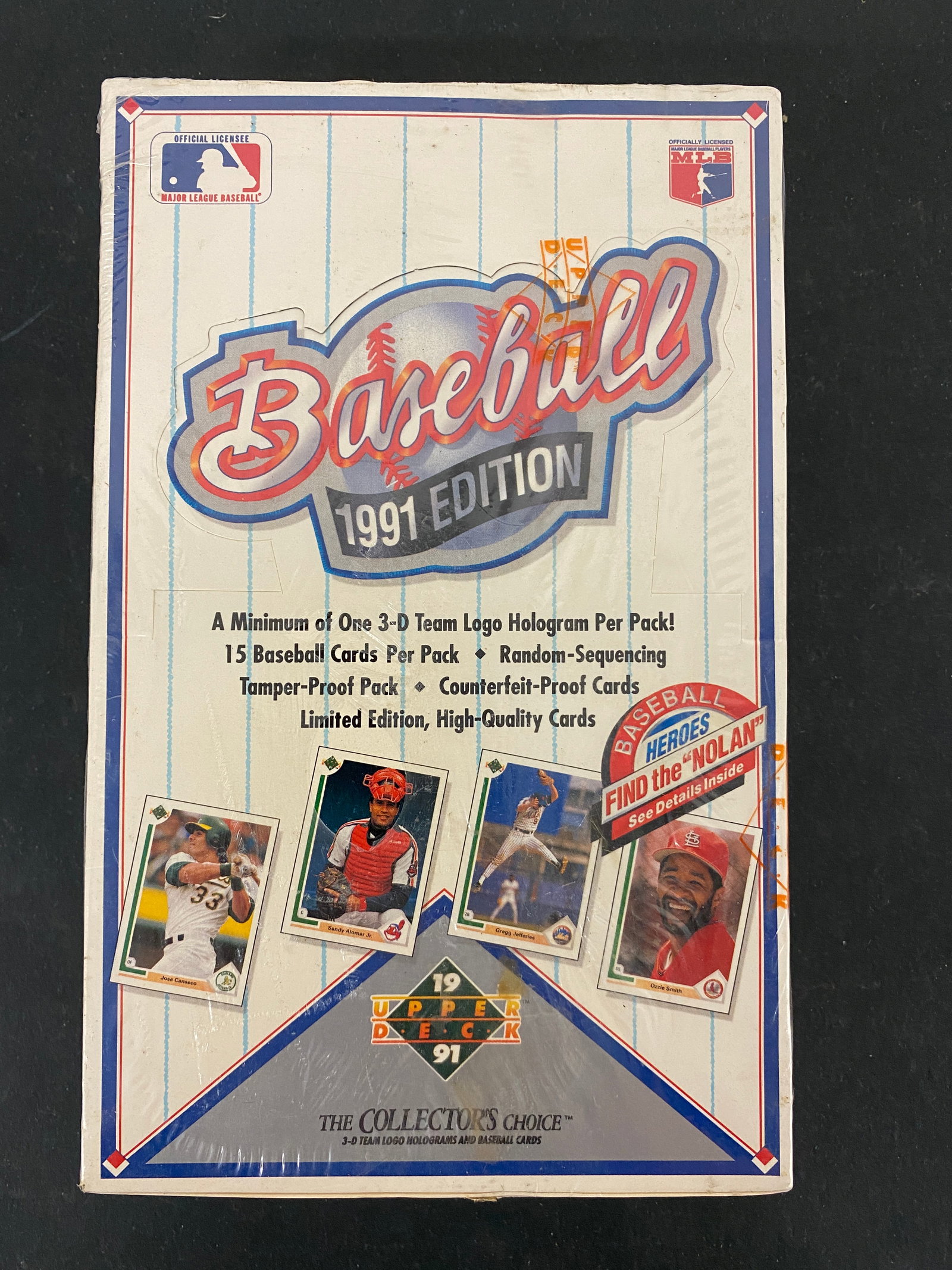 1991 Upper Deck Baseball Hobby Box Factory Sealed Collector's Choice Edition (1 of 3)