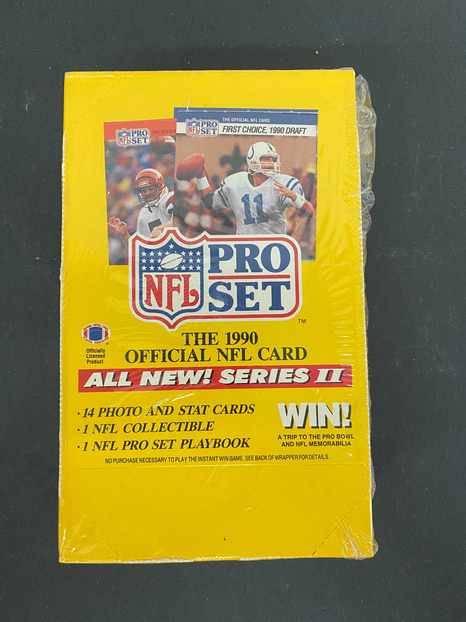 1990 NFL Pro Set Series II Football Trading Cards Wax Box Sealed (1 of 3)