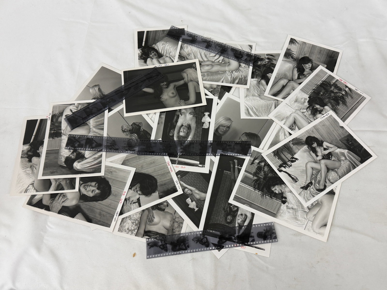Vintage Black and White Erotic Adult Photographs Negatives and Contact Sheets: Vintage Black and White Erotic Adult Photographs Negatives and Contact Sheets