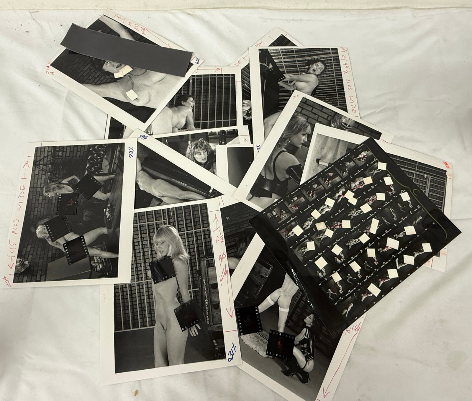 Vintage Black and White Erotic Adult Photographs Negatives and Contact Sheets: Vintage Black and White Erotic Adult Photographs Negatives and Contact Sheets