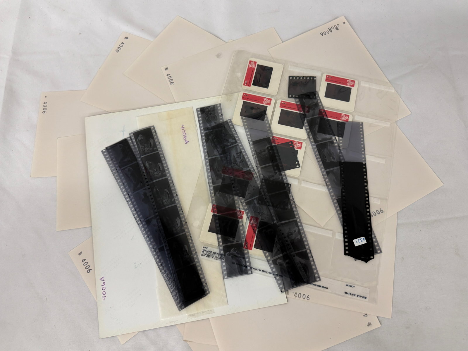 Vintage Black and White Erotic Adult Photographs Negatives and Contact Sheets (1 of 1)