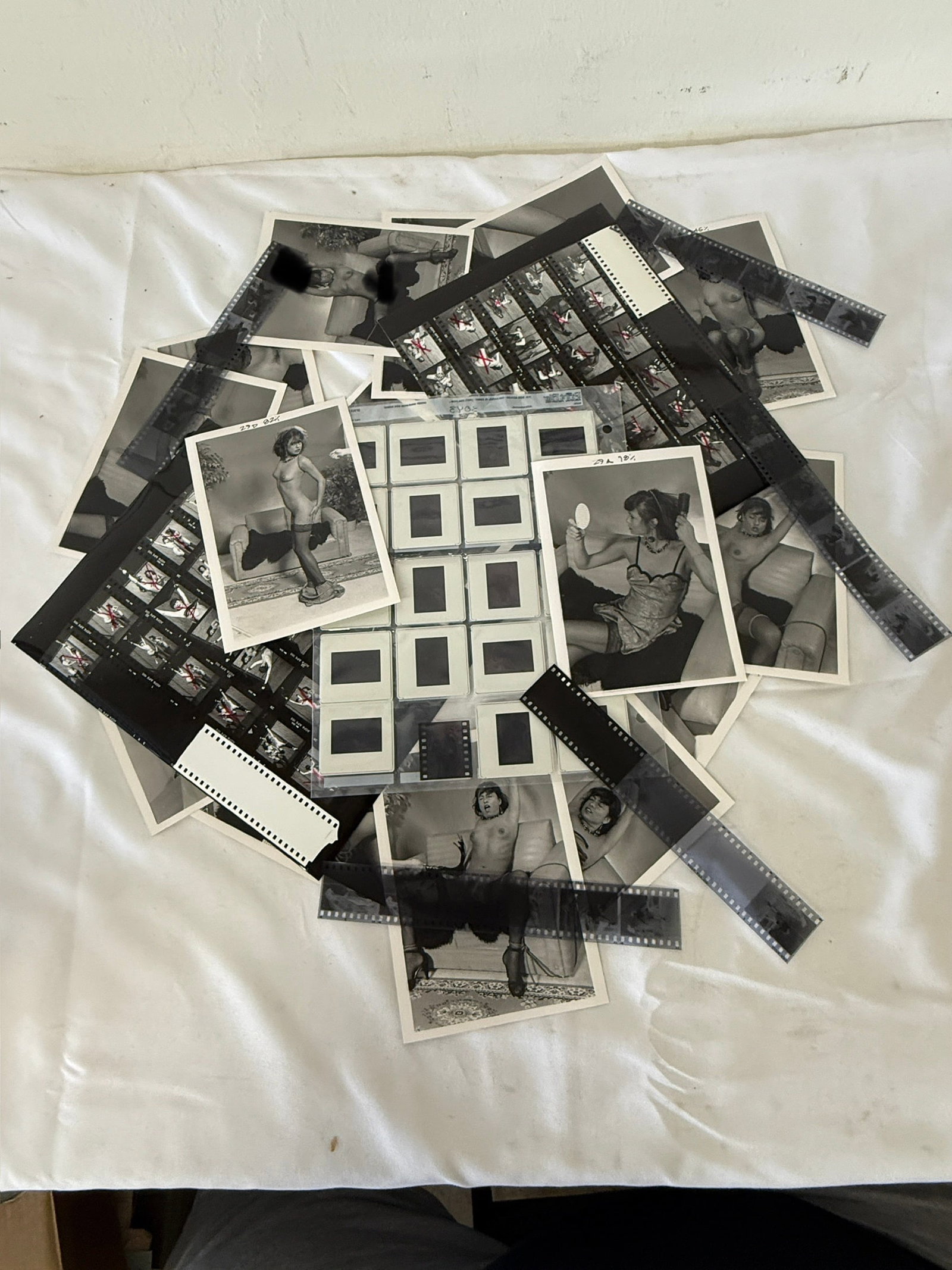 Vintage Black and White Erotic Adult Photographs Negatives and Contact Sheets: Vintage Black and White Erotic Adult Photographs Negatives and Contact Sheets