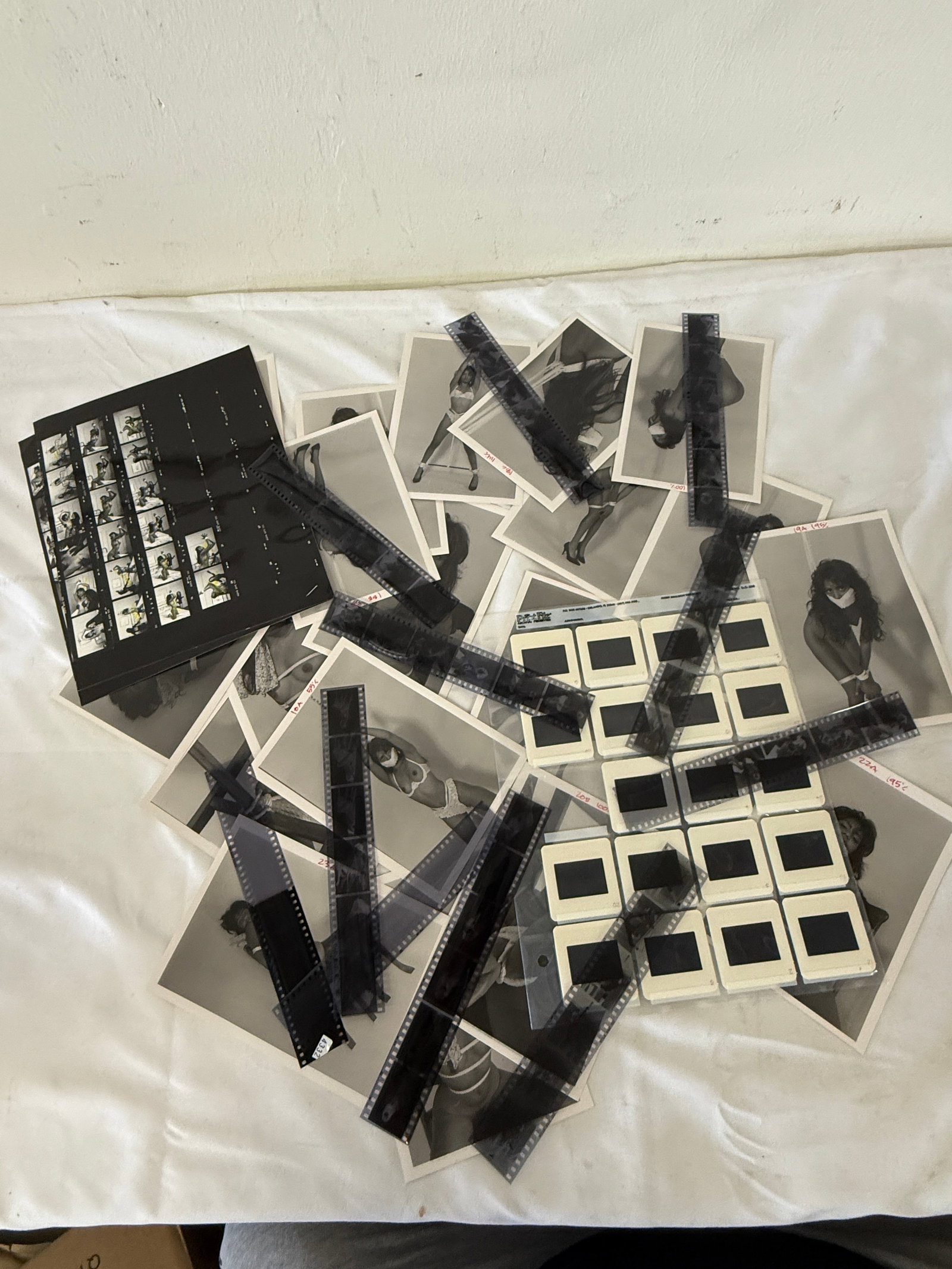 Vintage Black and White Erotic Adult Photographs Negatives and Contact Sheets: Vintage Black and White Erotic Adult Photographs Negatives and Contact Sheets