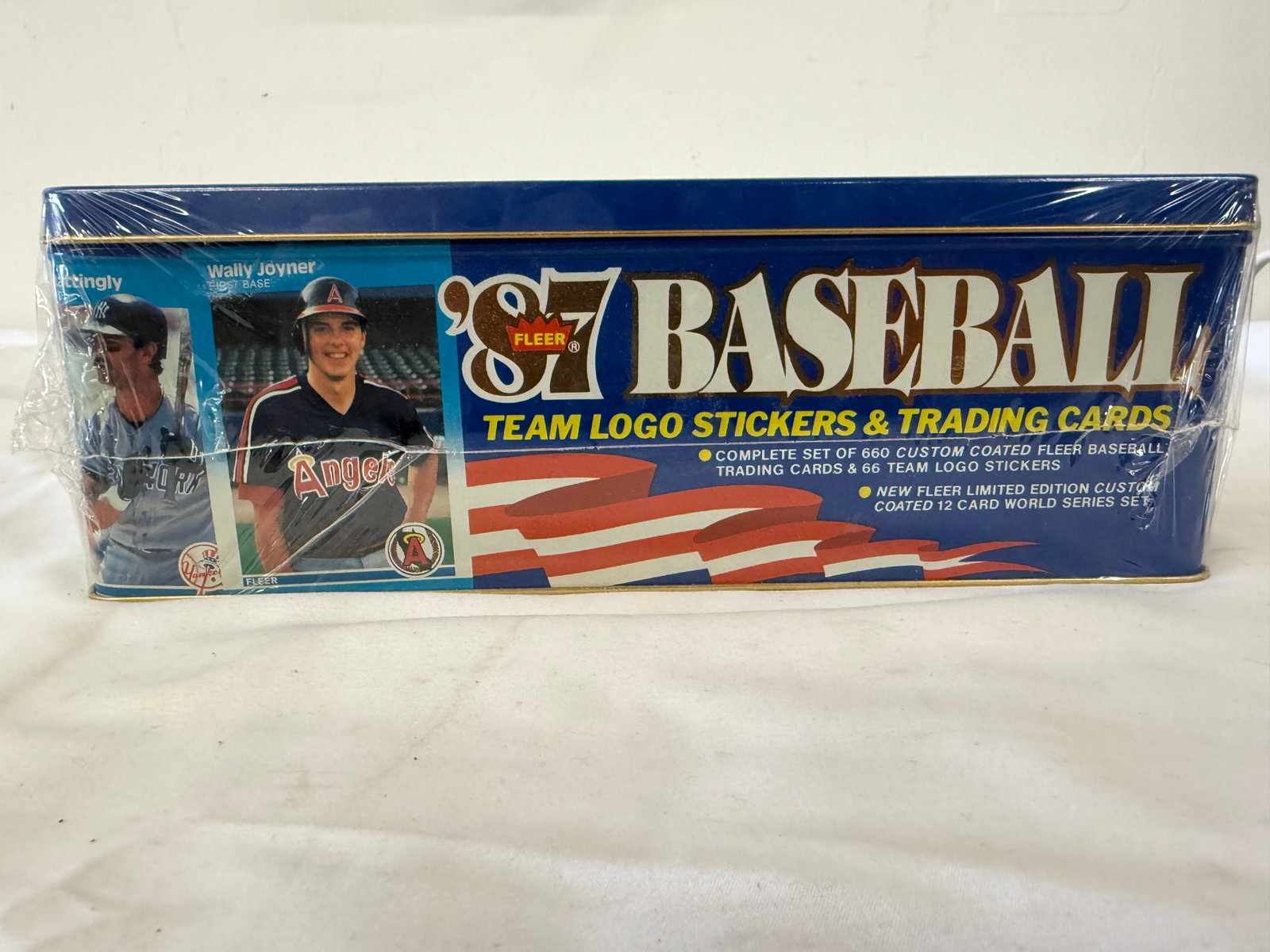 1987 Fleer Baseball Collectors Tin Sealed Complete Set 672 Cards 66 Stickers