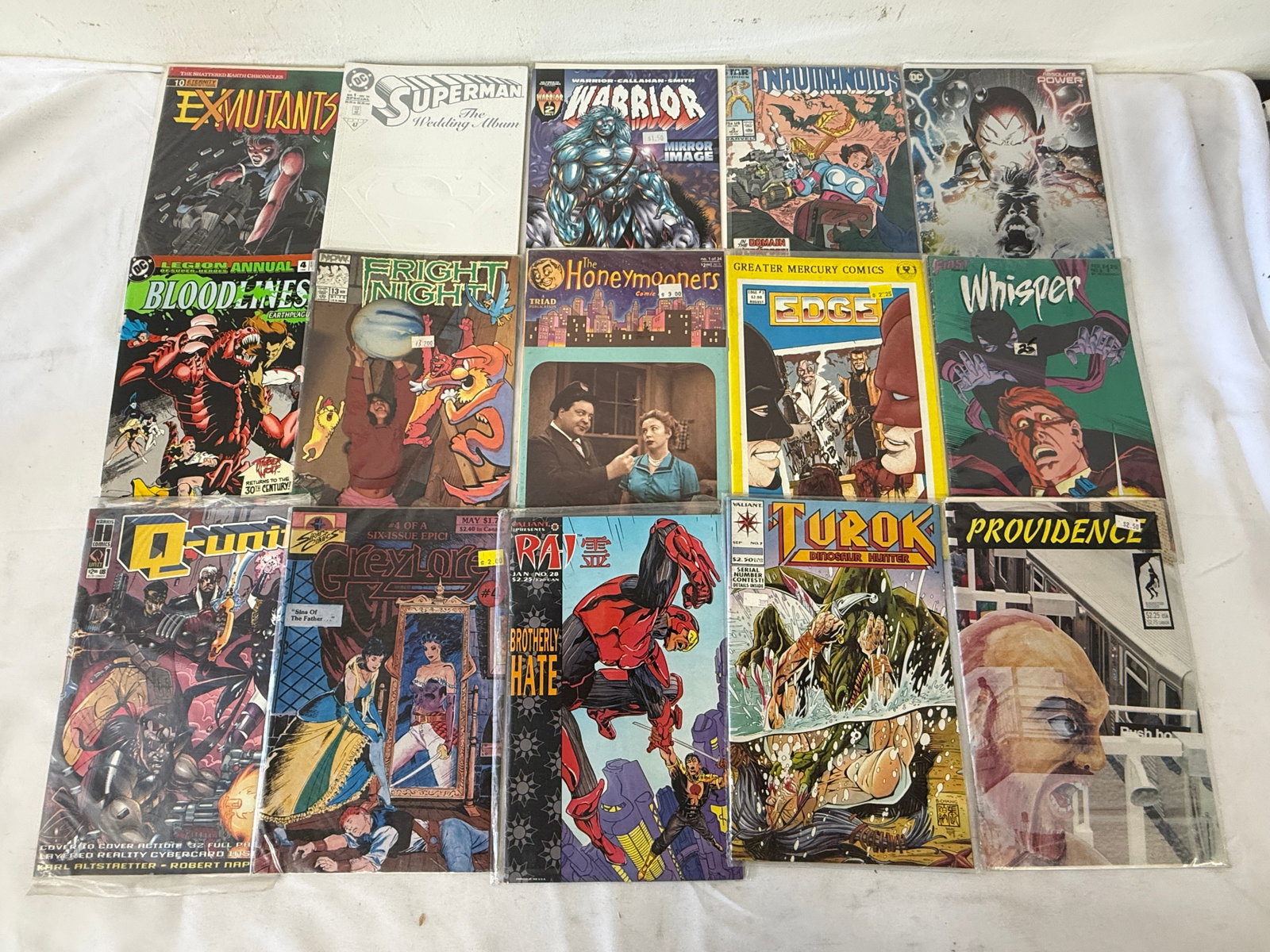 Mixed Vintage Comic Books Lot of 15 DC Valiant Marvel Warrior Turok Whisper (1 of 1)