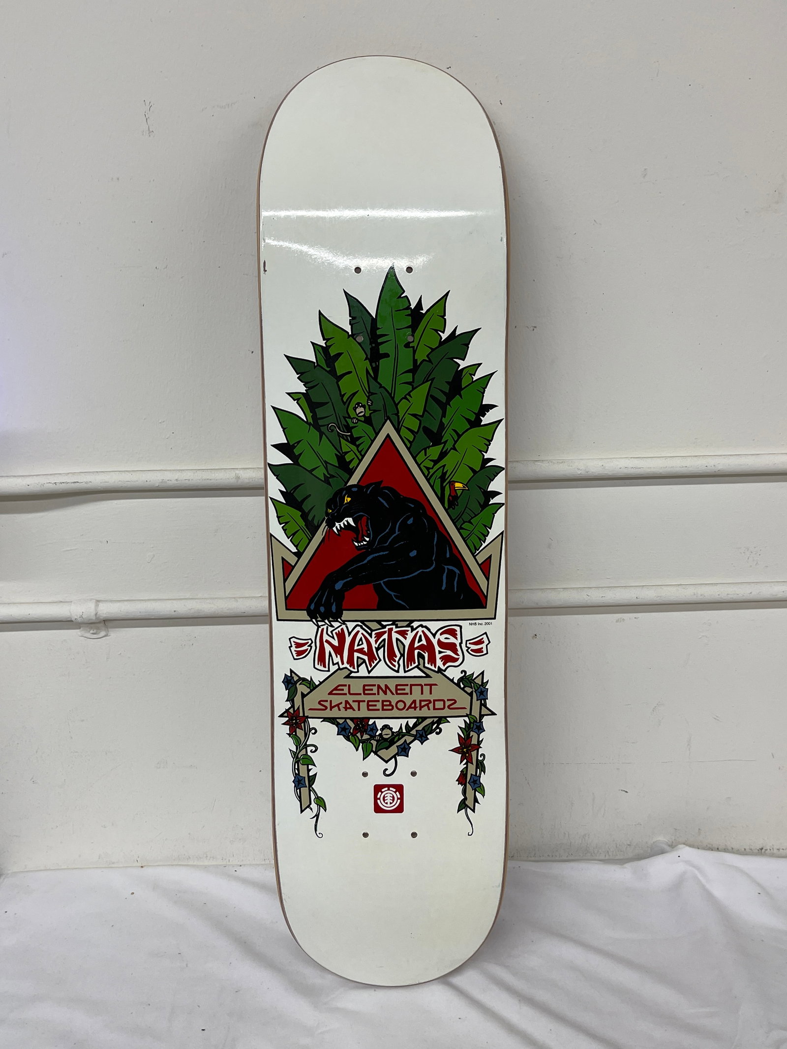 Natas Kaupas Element Skateboards Black Panther Pro Model Skateboard Deck 8.5 (1 of 2)