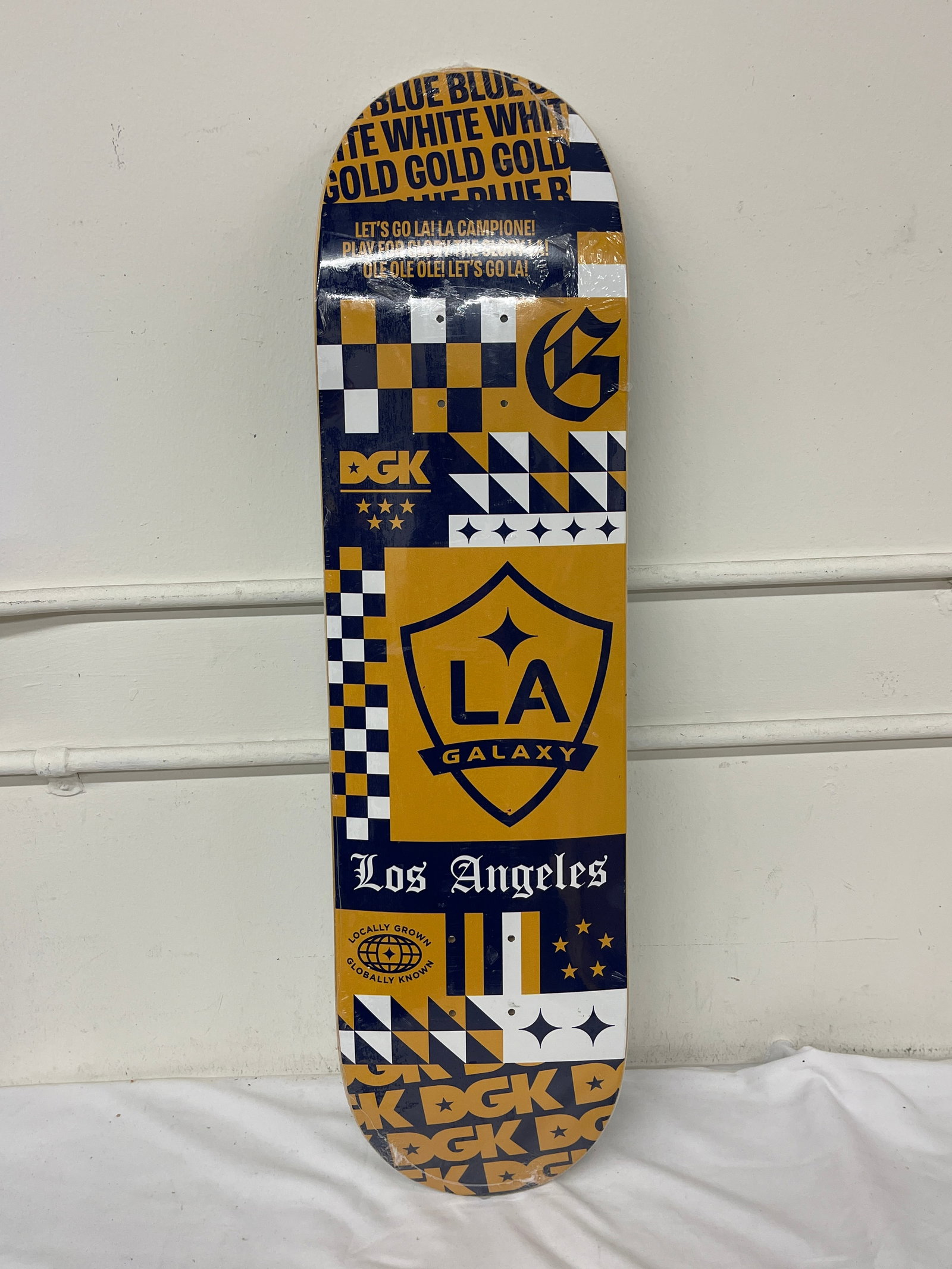 DGK x LA Galaxy Limited Edition Skateboard Deck 8.10, Sealed (1 of 2)