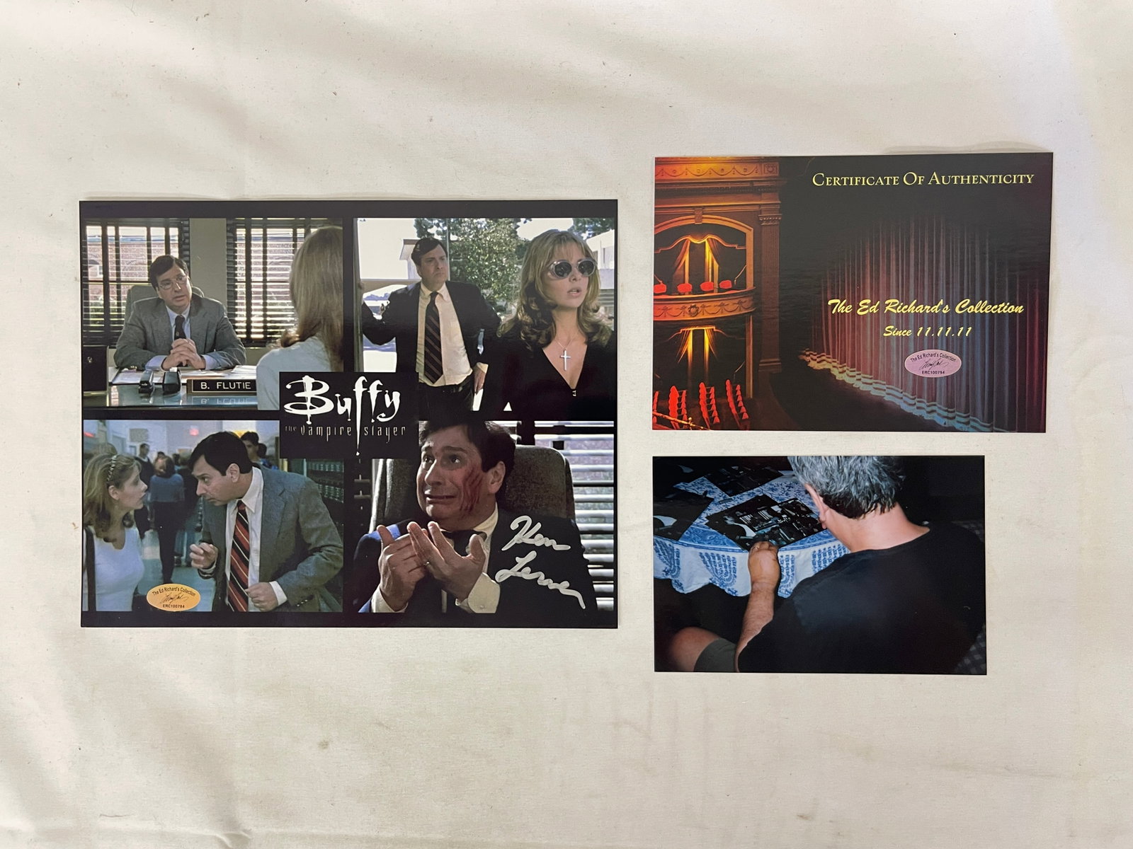 Buffy the Vampire Slayer Ken Lerner Signed Photo COA Ed Richards Collection (1 of 4)