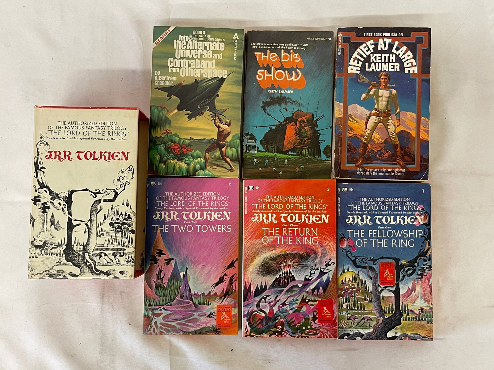 Vintage Sci-Fi and Science Fiction Book Collection Lot (1 of 3)