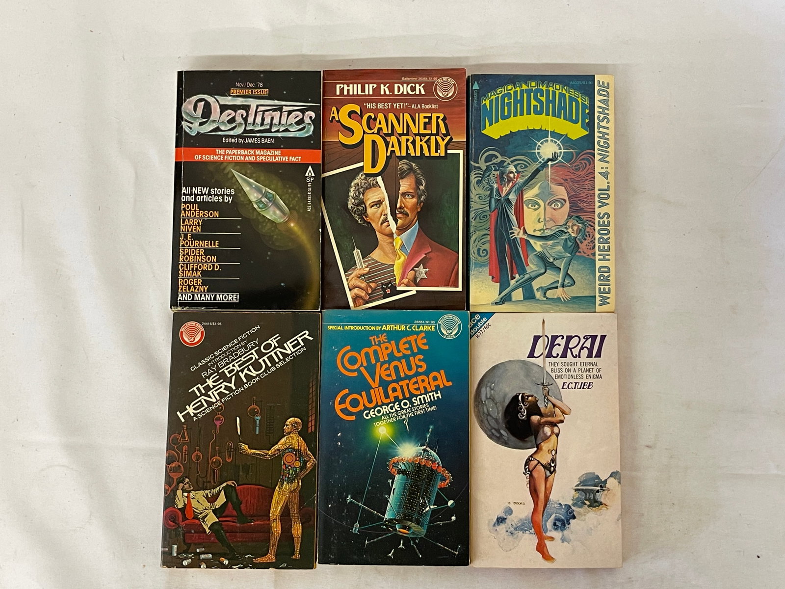 Vintage Sci-Fi and Science Fiction Book Collection Lot (1 of 3)
