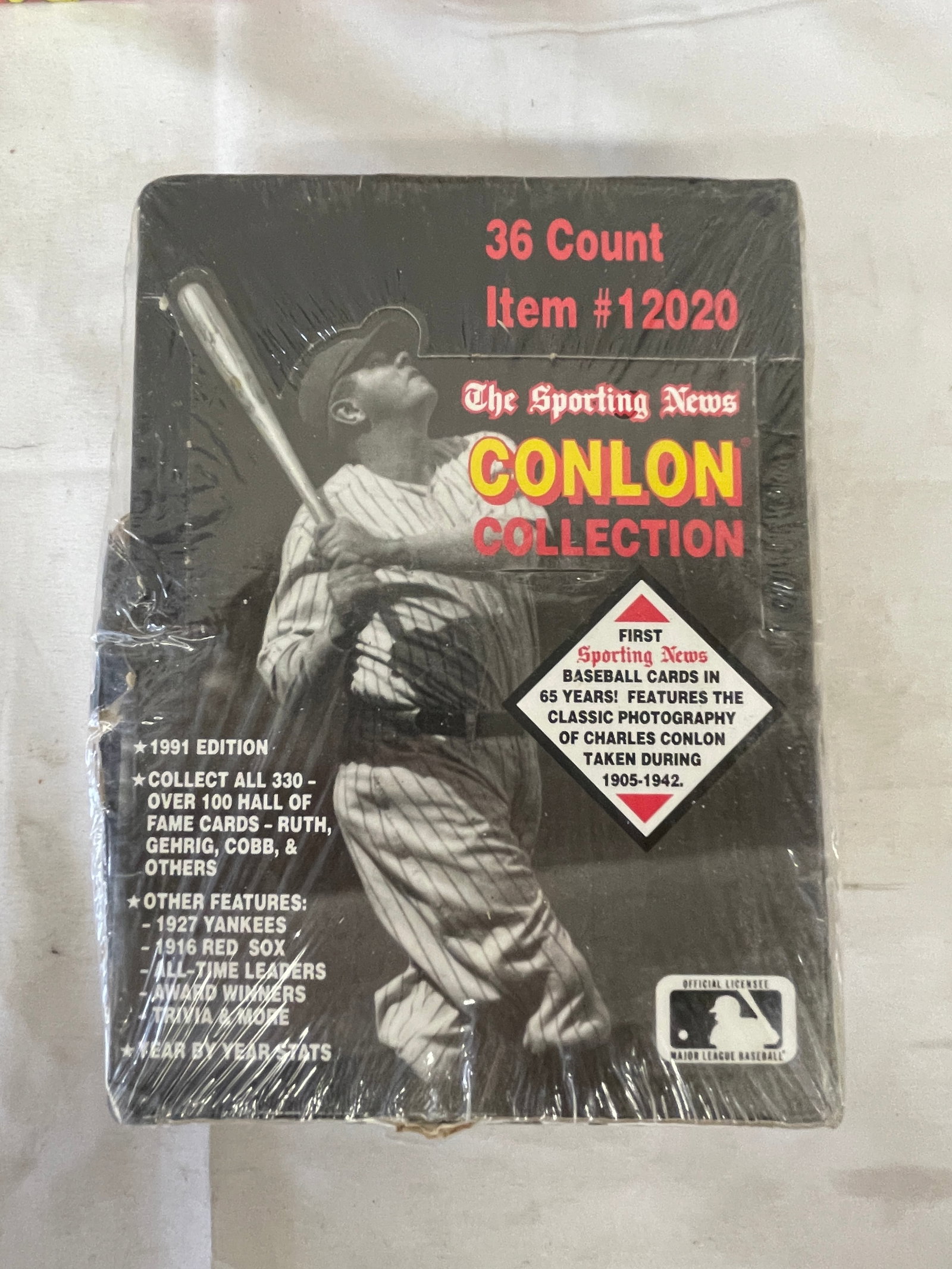 1991 Sporting News Conlon Collection Baseball Cards 36-Pack Box Sealed (1 of 3)