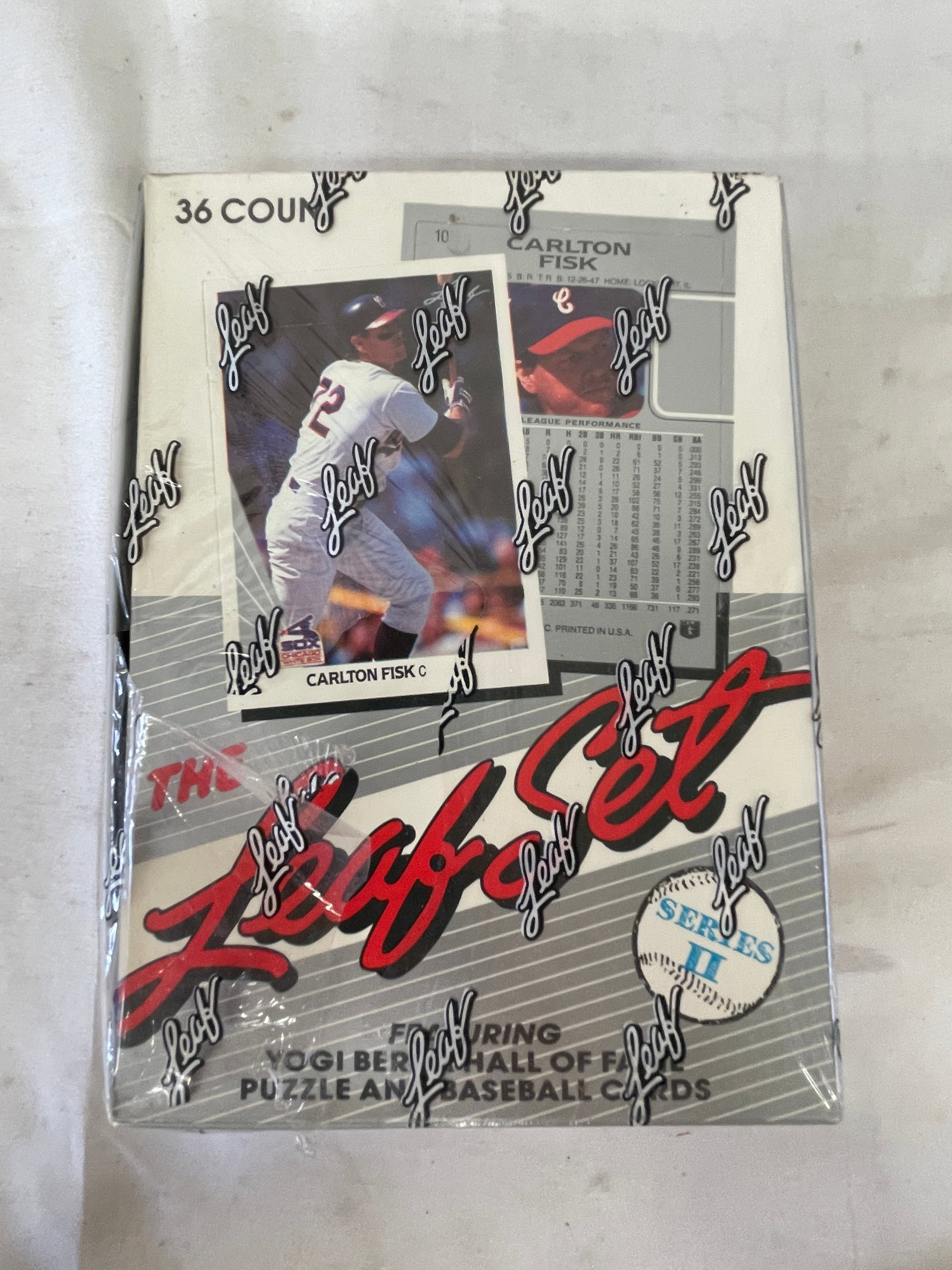 1990 Leaf Baseball Series II Factory Set 36 Count Box Sealed Carlton Fisk (1 of 3)