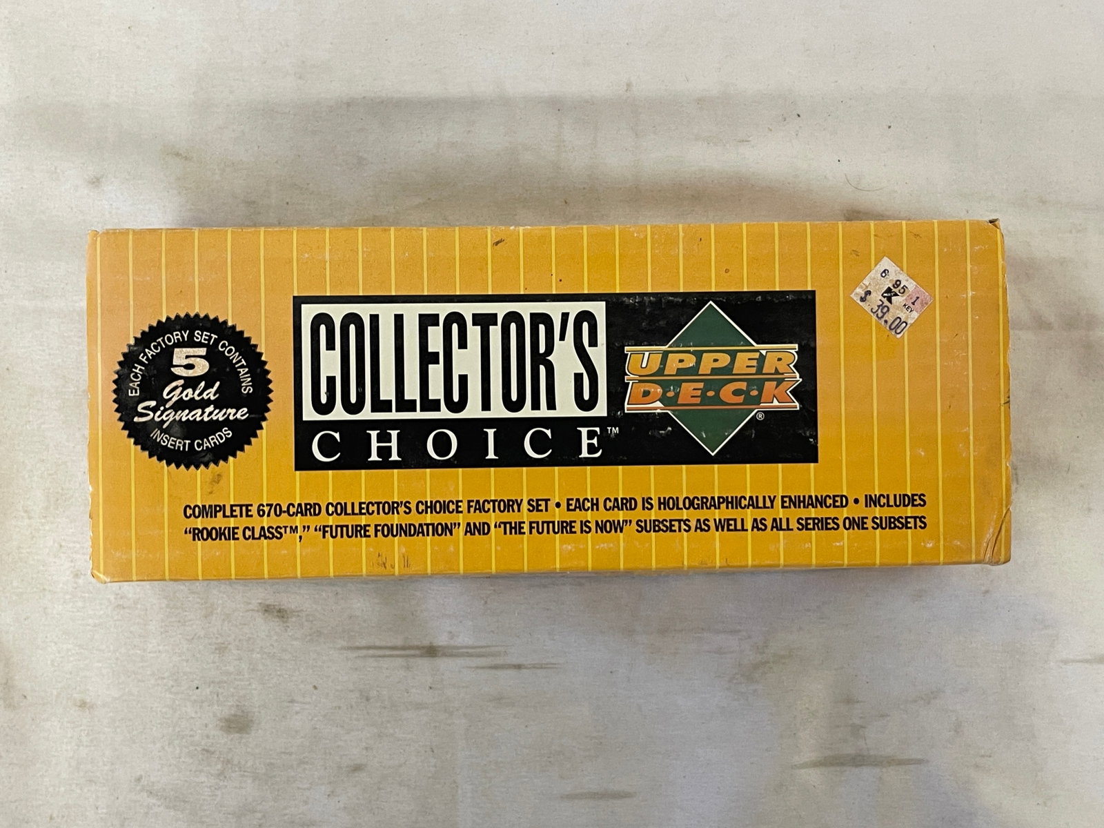 1994 Upper Deck Collector's Choice MLB Baseball Complete 670-Card Factory Set (1 of 3)