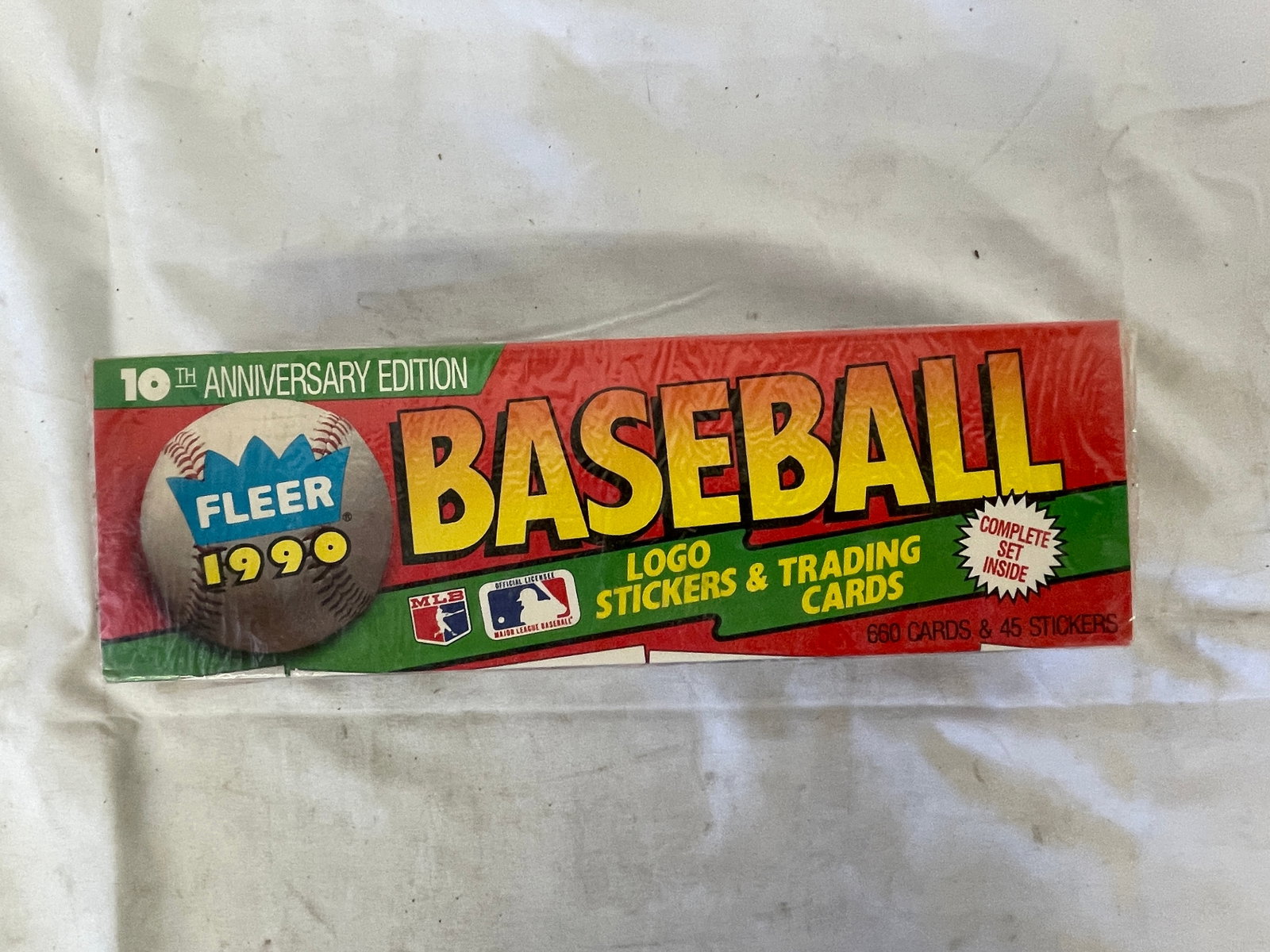 1990 Fleer Baseball 10th Anniversary Edition Complete Set 660 Cards & 45 Stickers (1 of 3)