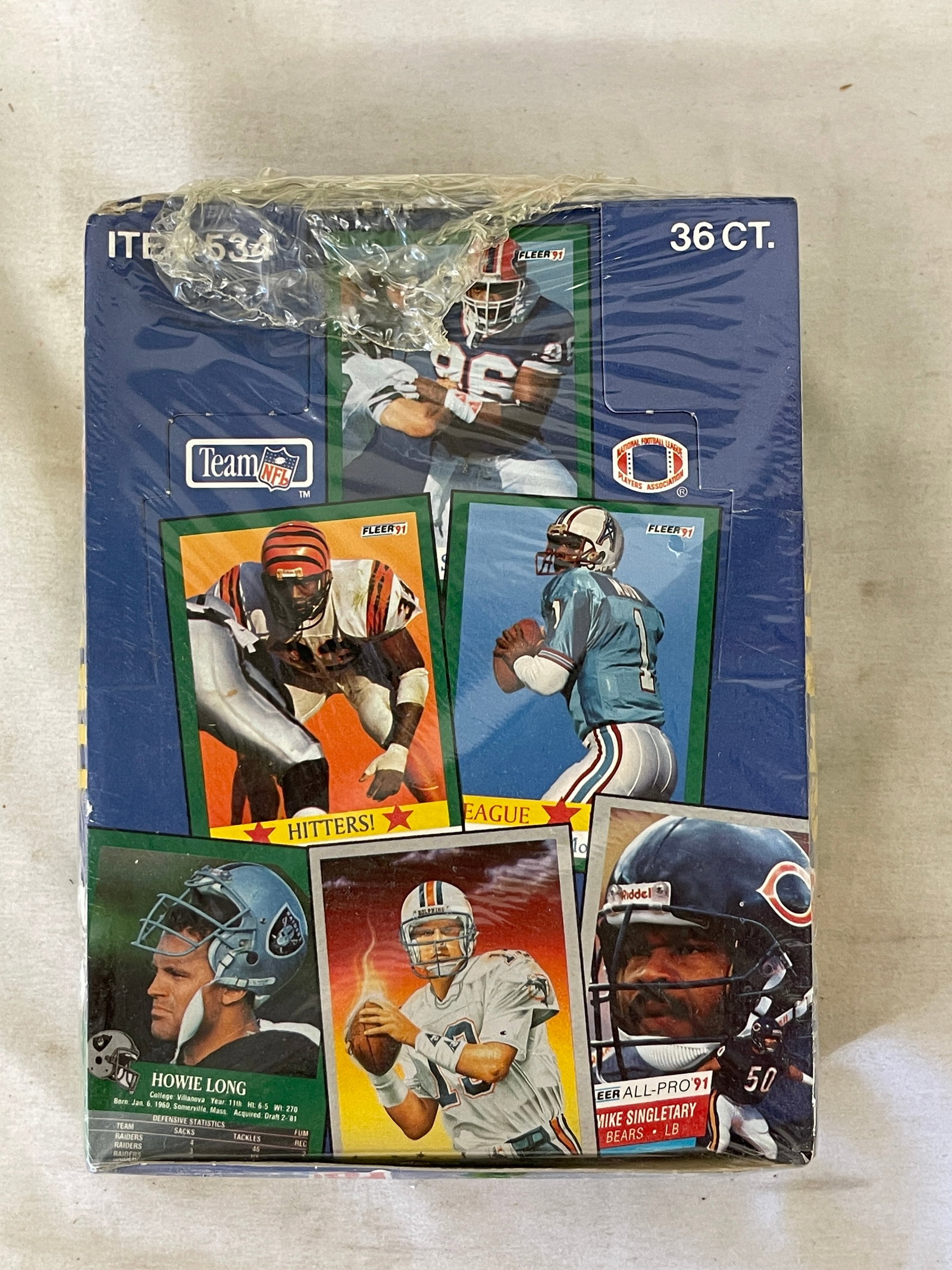 1991 Fleer Football NFL Trading Cards Factory Sealed Box 36 Count (1 of 3)