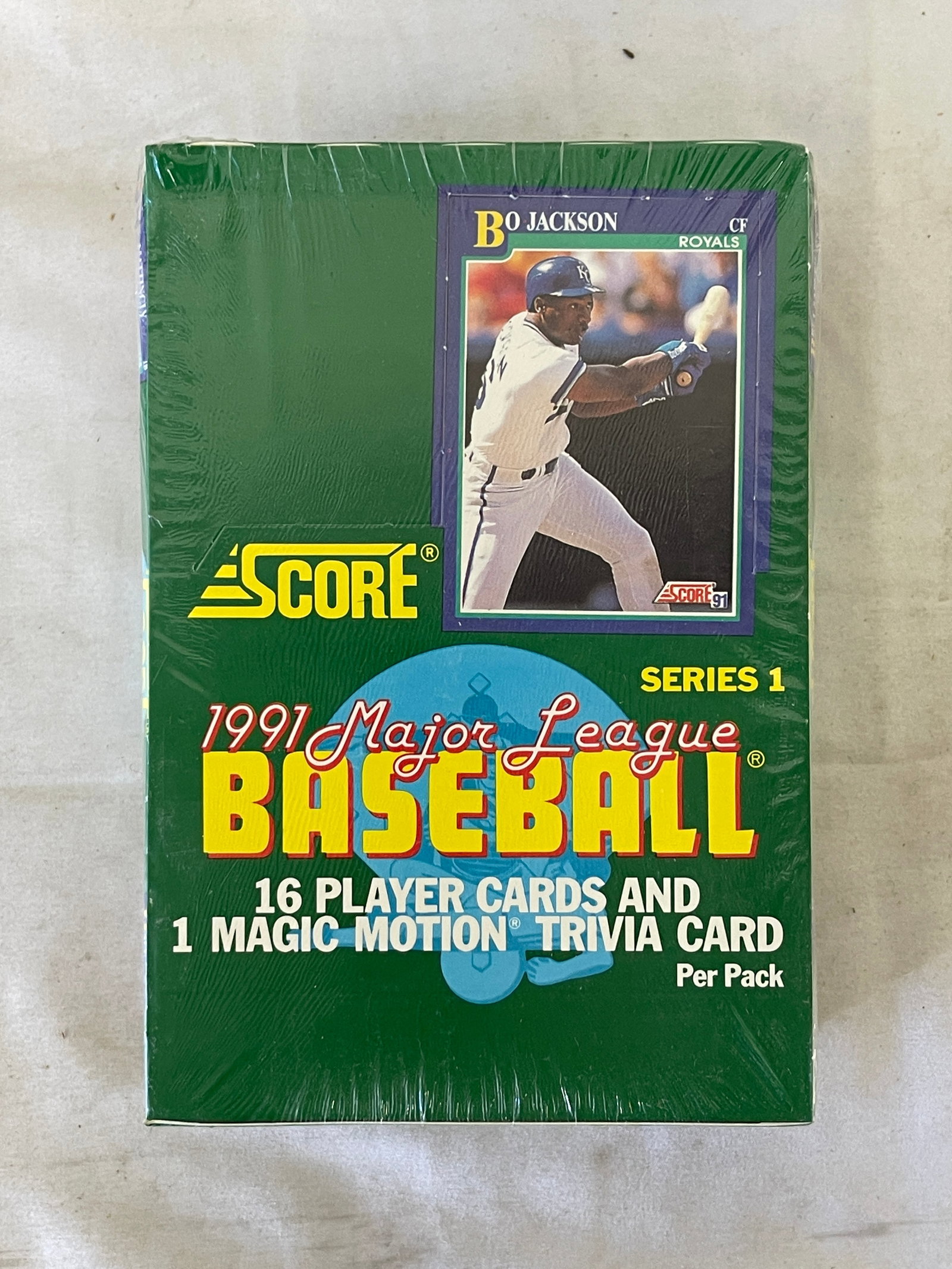 1991 Score Major League Baseball Series 1 Factory Sealed Wax Box Bo Jackson (1 of 3)