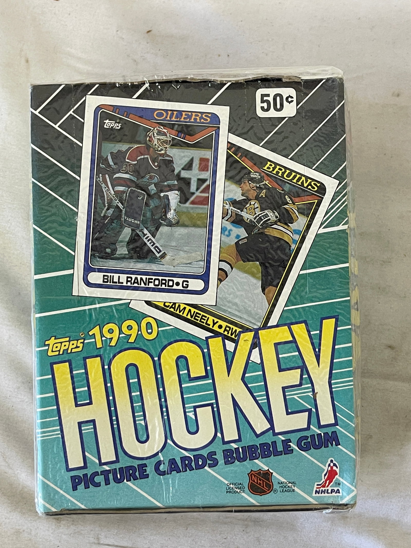 1990 Topps NHL Hockey Wax Box 36 Packs Sealed Gretzky Mogilny RC (1 of 3)