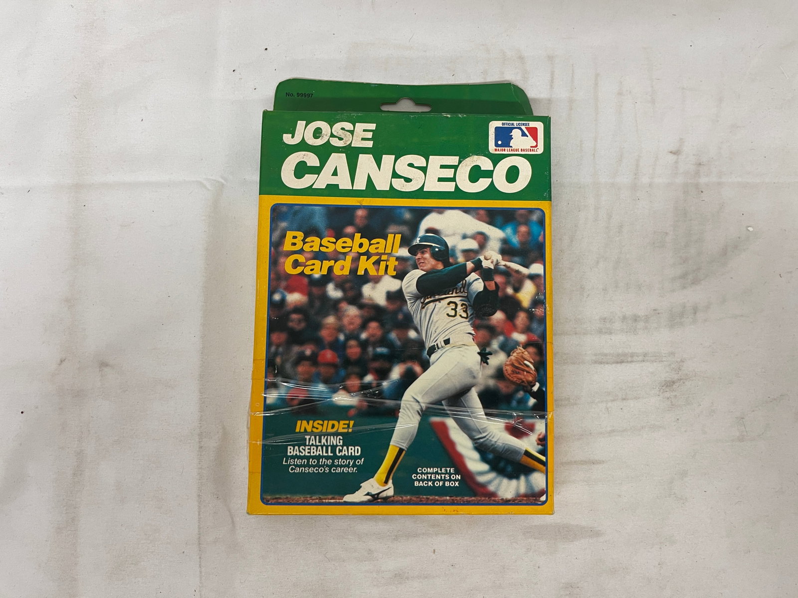 Jose Canseco 1989 CMC Baseball Card Kit MLB Oakland Athletics Sealed (1 of 3)
