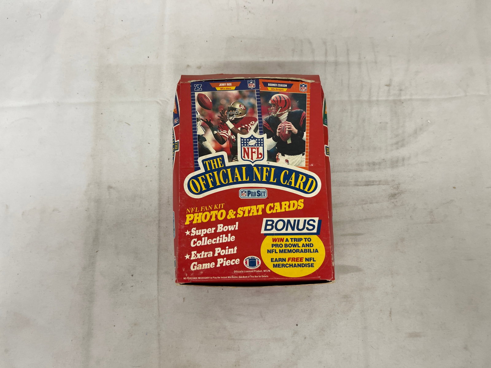 1990 Pro Set Official NFL Card Fan Kit Box Sealed Packs Jerry Rice Boomer (1 of 5)