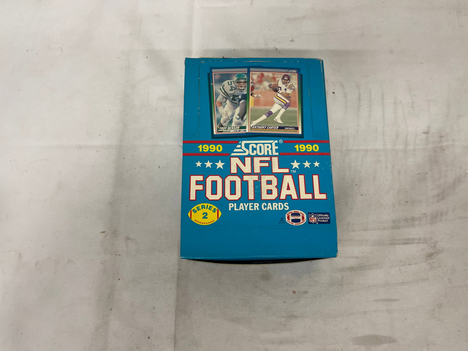 1990 Score NFL Football Series 2 Wax Box Unopened Packs Vintage Cards: 1990 Score NFL Football Series 2 Wax Box Unopened Packs Vintage Cards