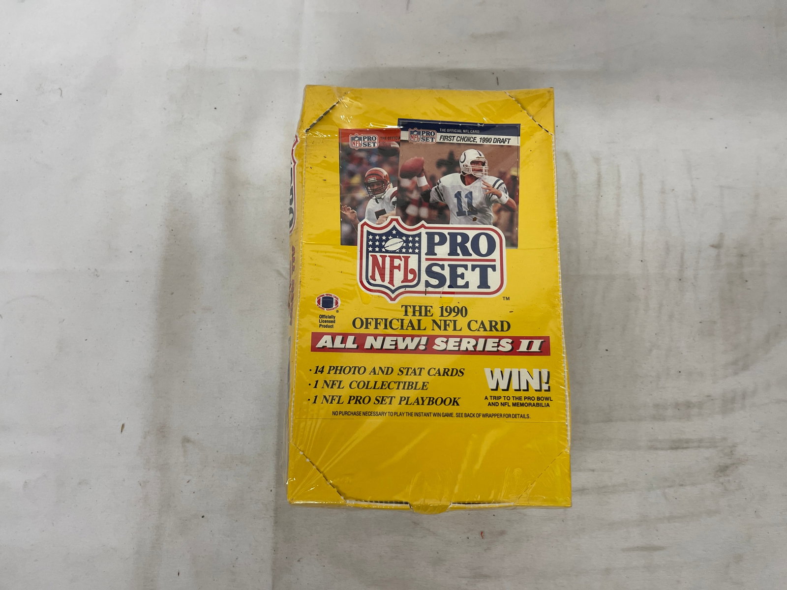 1990 NFL Pro Set Series II Football Trading Cards Wax Box Sealed (1 of 5)