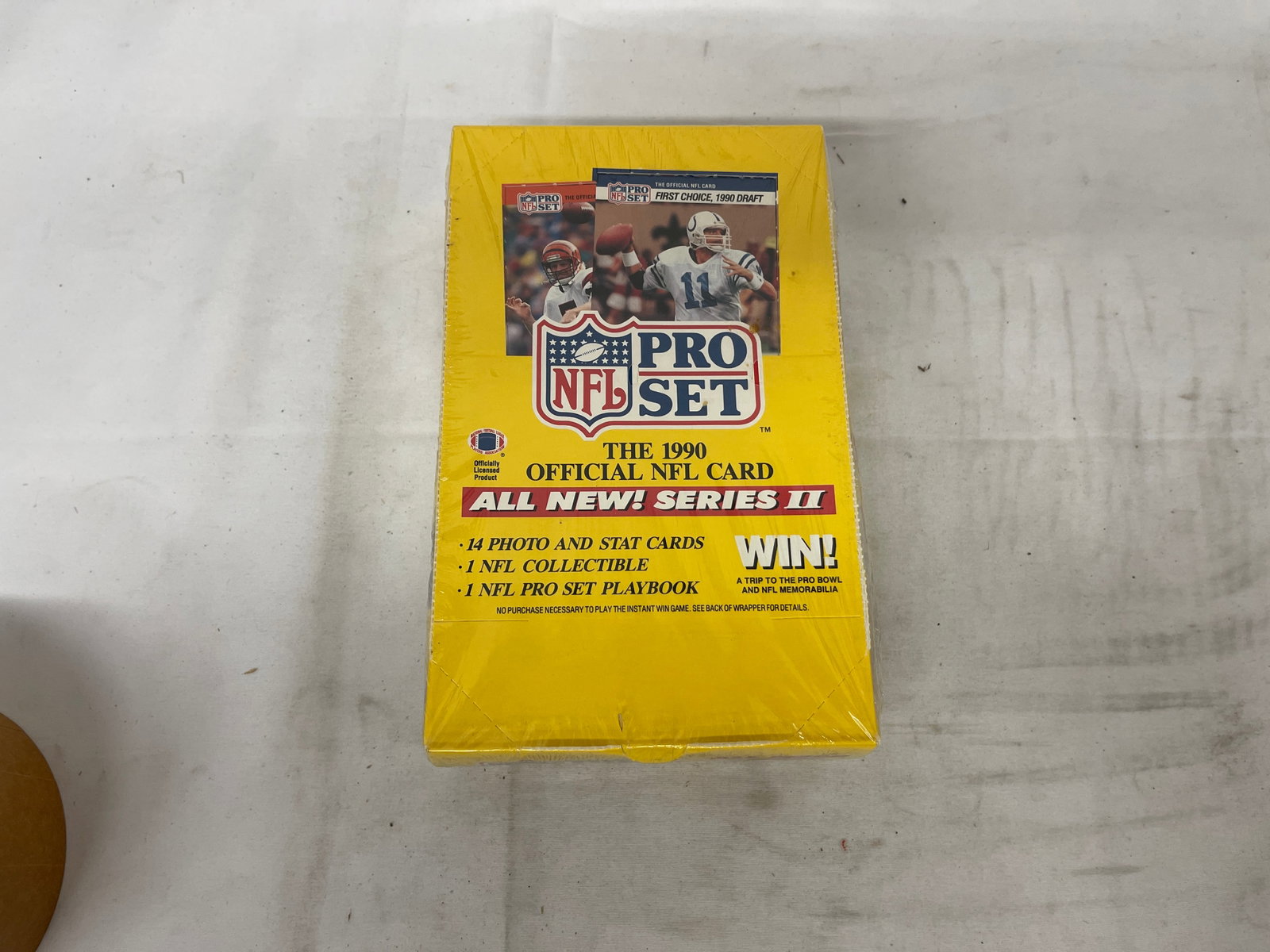 1990 NFL Pro Set Series II Football Cards Wax Box Factory Sealed (1 of 5)