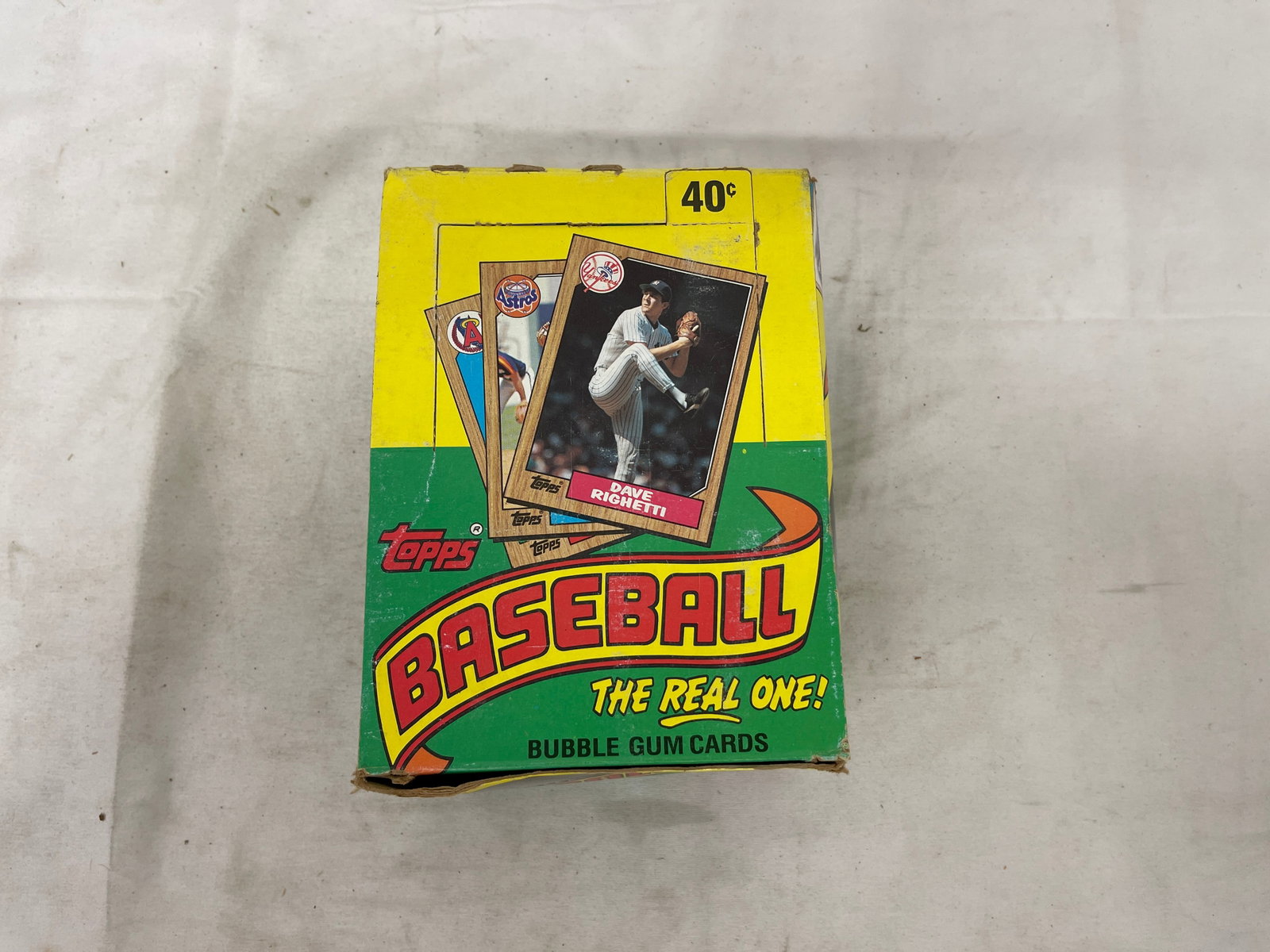 1987 Topps Baseball Wax Box Unopened Packs bubble Gum Cards Lot 222 (1 of 5)