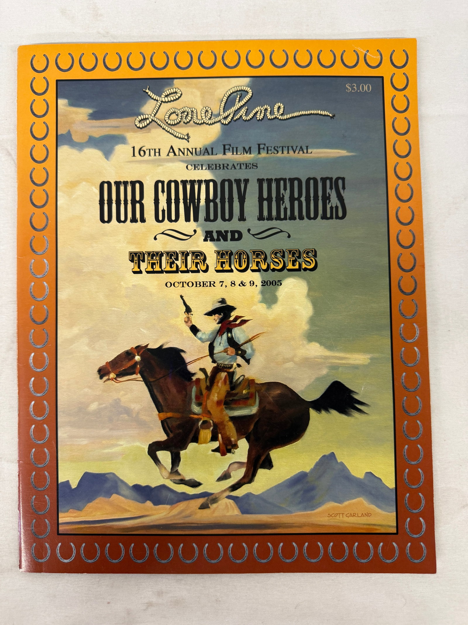Lone Pine Film Festival 16th Annual 2005 Program Signed by 10+ Western Stars (1 of 8)