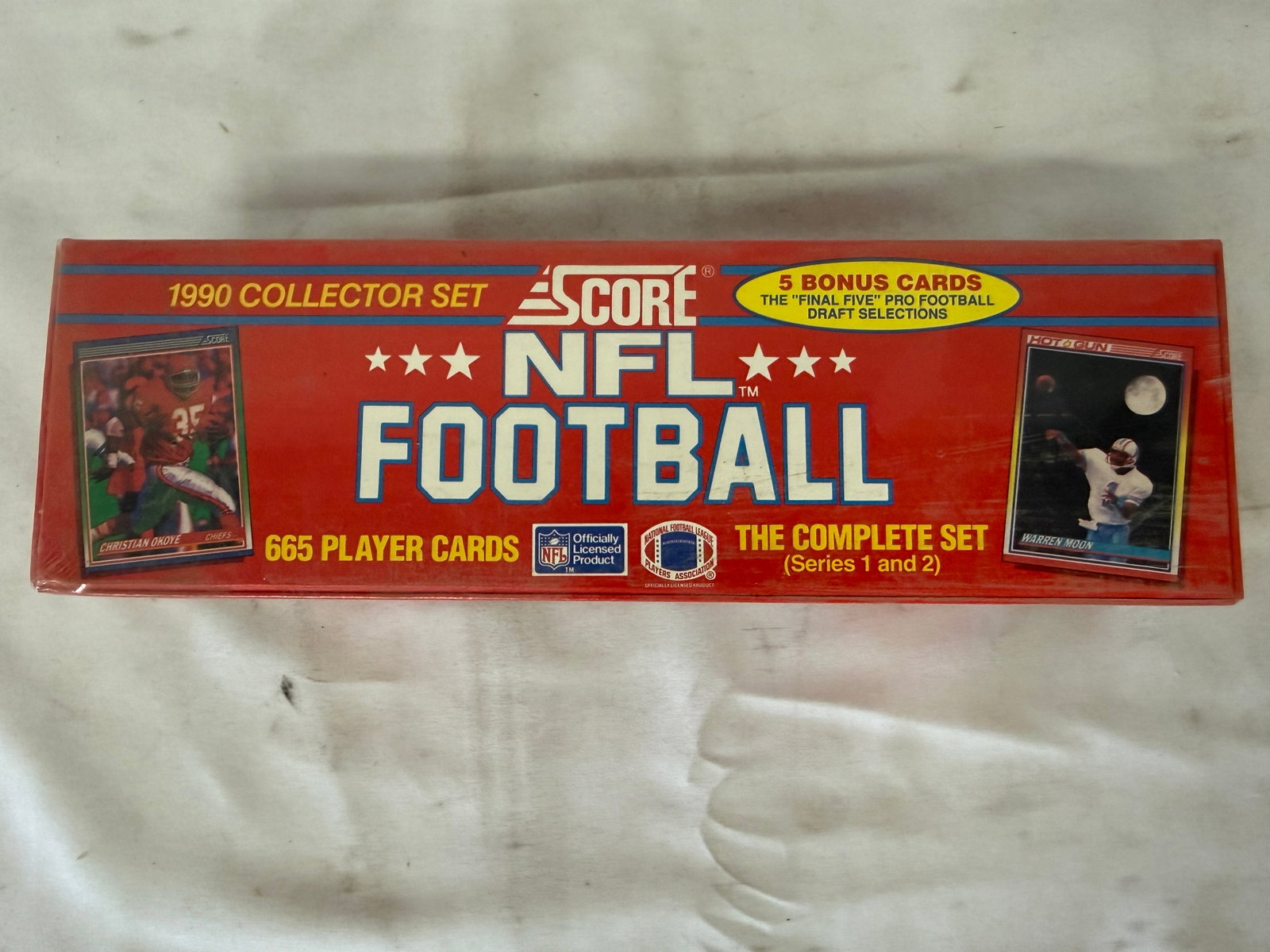 1990 Score NFL Football Complete Collector Set 665 Cards Series 1&2 Sealed (1 of 3)