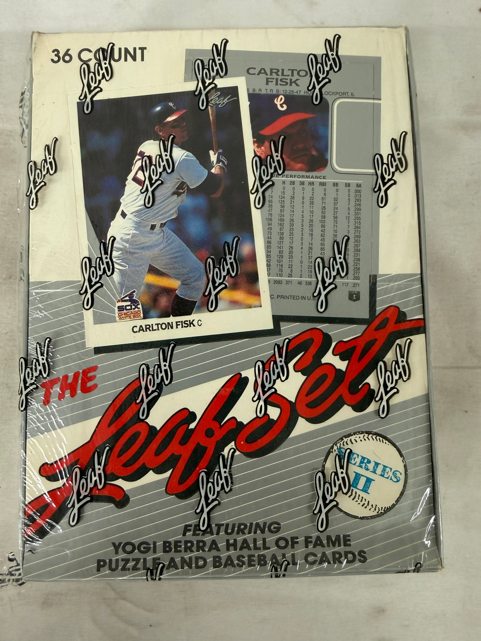 1990 Leaf Baseball Series II & 1991 Score NFL Football Series 1 Sealed Boxes: 1990 Leaf Baseball Series II & 1991 Score NFL Football Series 1 Sealed Boxes