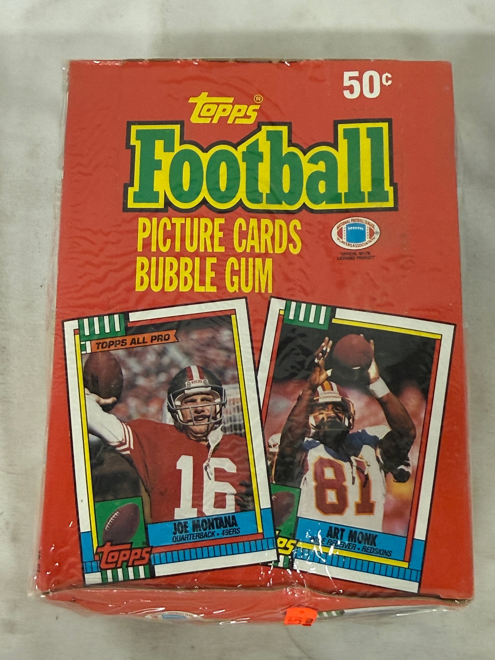1990 Topps Football Wax Box 36 Packs Sealed Montana Aikman Rookie (1 of 5)