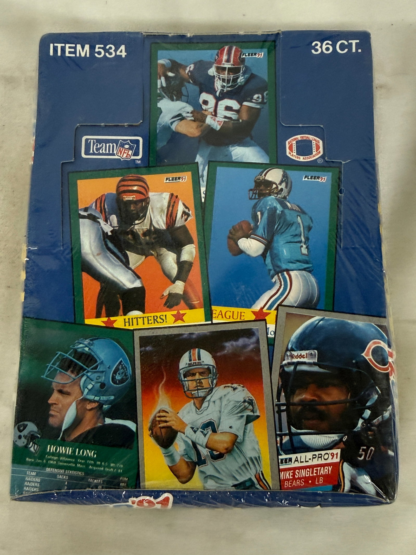 1991 Fleer Football NFL Trading Cards 36-Count Wax Box Factory Sealed (1 of 3)