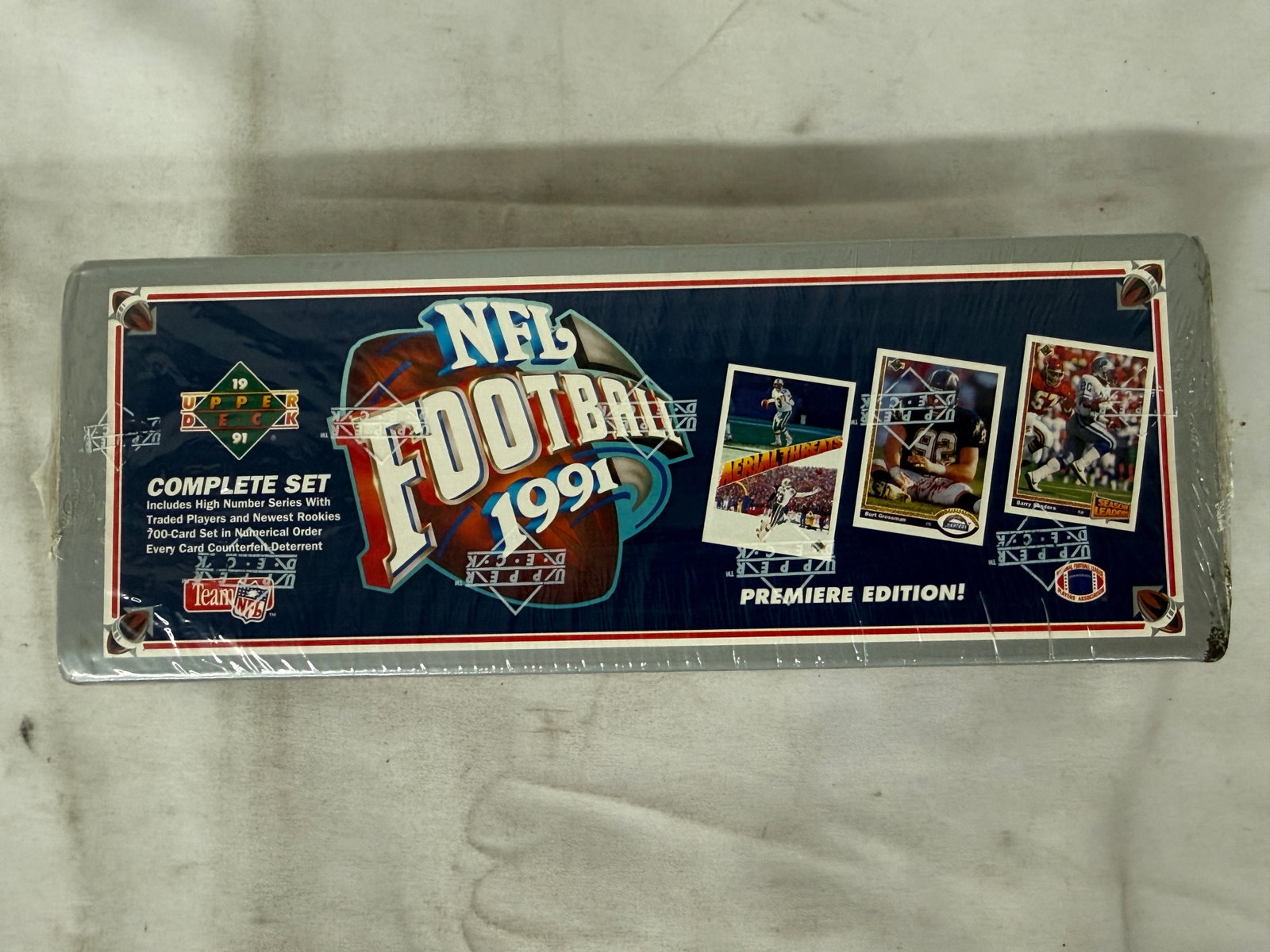 1991 Upper Deck NFL Football Complete Set Premiere Edition 700 Cards Sealed: 1991 Upper Deck NFL Football Complete Set Premiere Edition 700 Cards Sealed