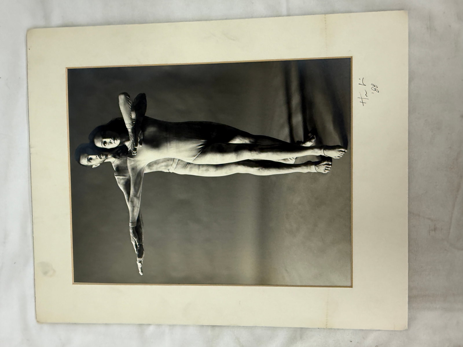 Herb Ritts Signed Silver Gelatin Ballet Dance Photograph, Matted, 1988: Herb Ritts Signed Silver Gelatin Ballet Dance Photograph, Matted, 1988