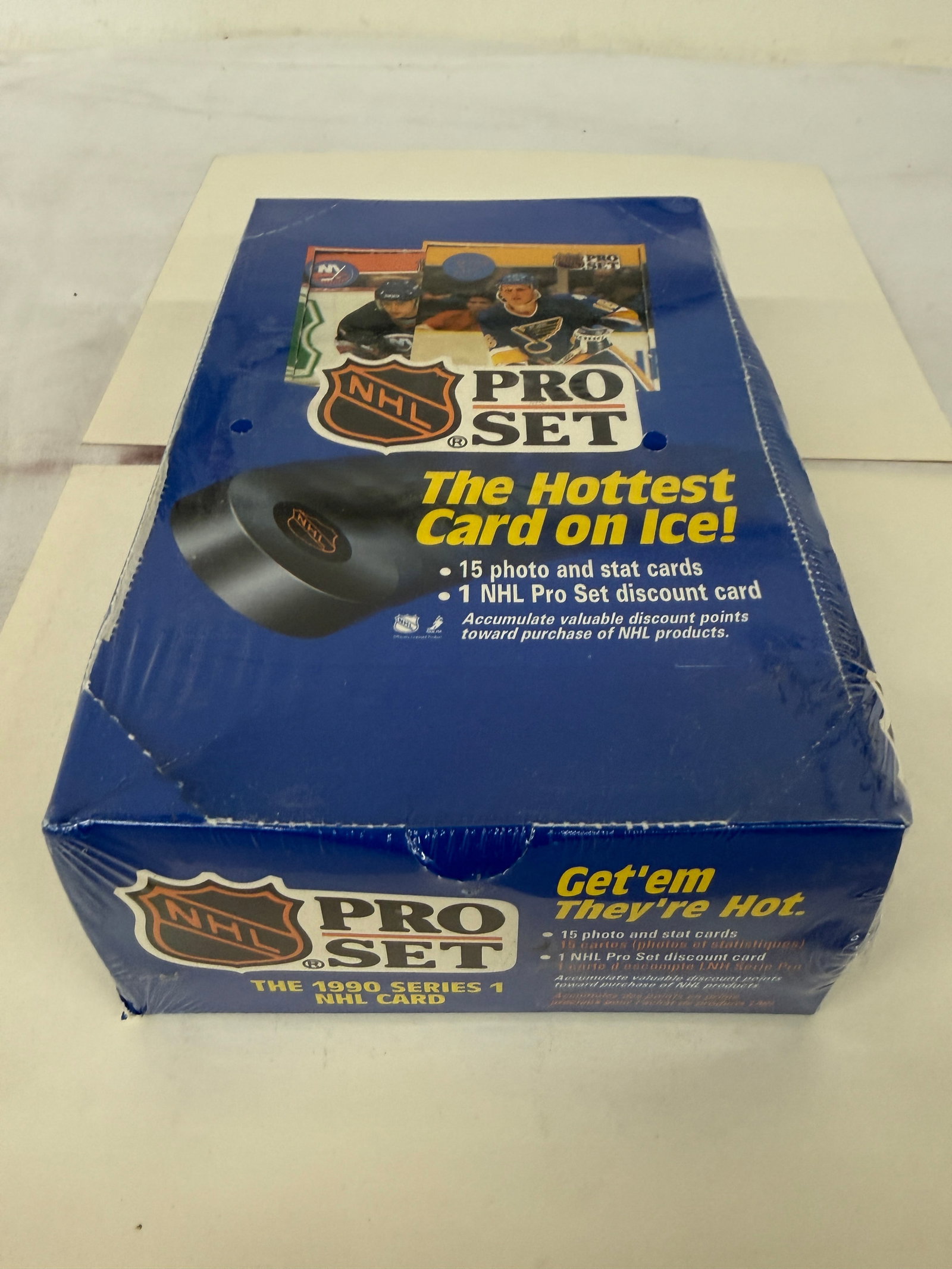 1990-91 NHL Pro Set Series 1 Hockey Wax Box Factory Sealed 36 Packs: 1990-91 NHL Pro Set Series 1 Hockey Wax Box Factory Sealed 36 Packs
