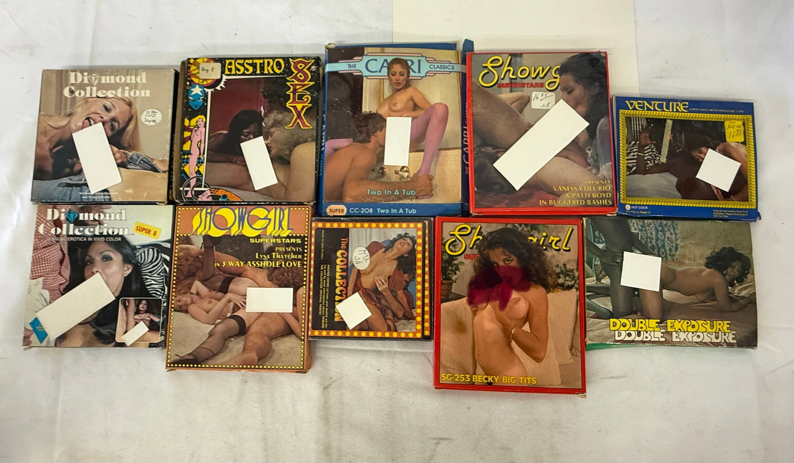Vintage Adult Film Video Film Reel Collection Lot: Vintage Adult Film Video Film Reel Collection Lot