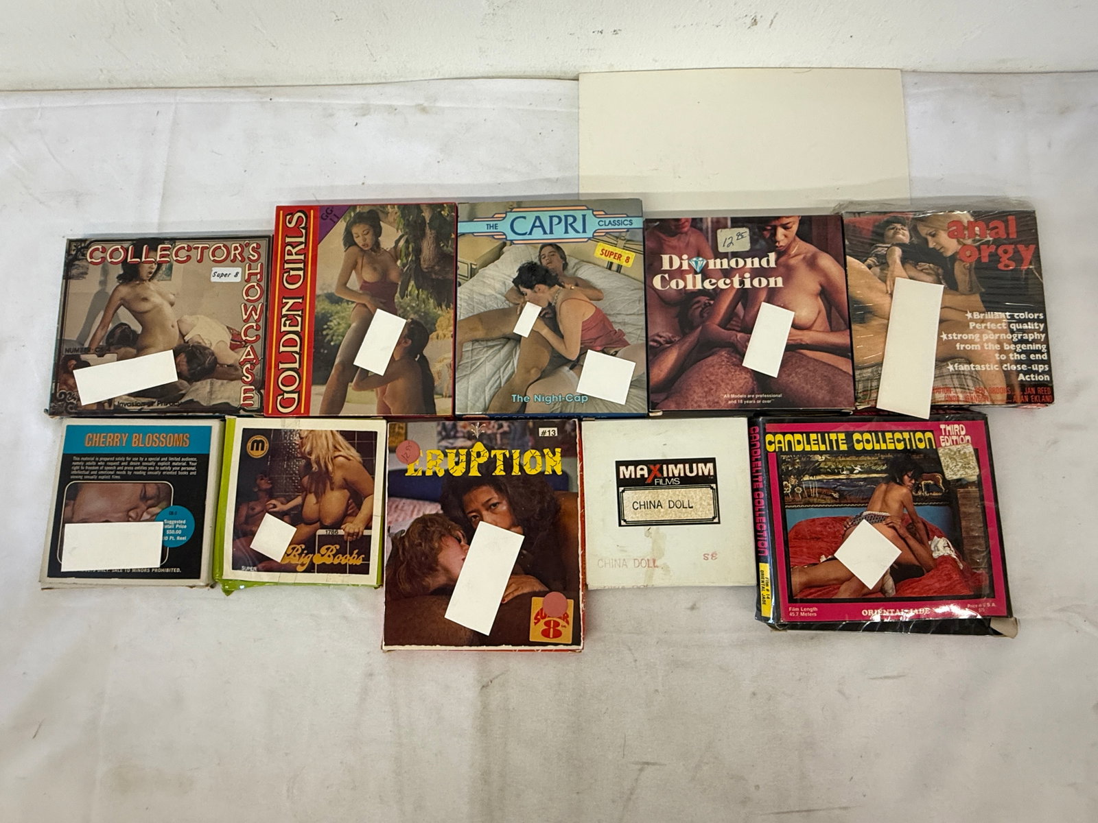 Vintage Adult Film Video Film Reel Collection Lot: Vintage Adult Film Video Film Reel Collection Lot