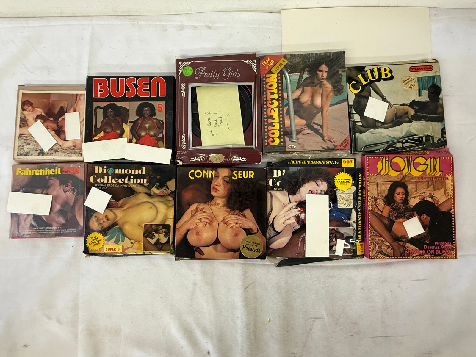 Vintage Adult Film Video Film Reel Collection Lot: Vintage Adult Film Video Film Reel Collection Lot