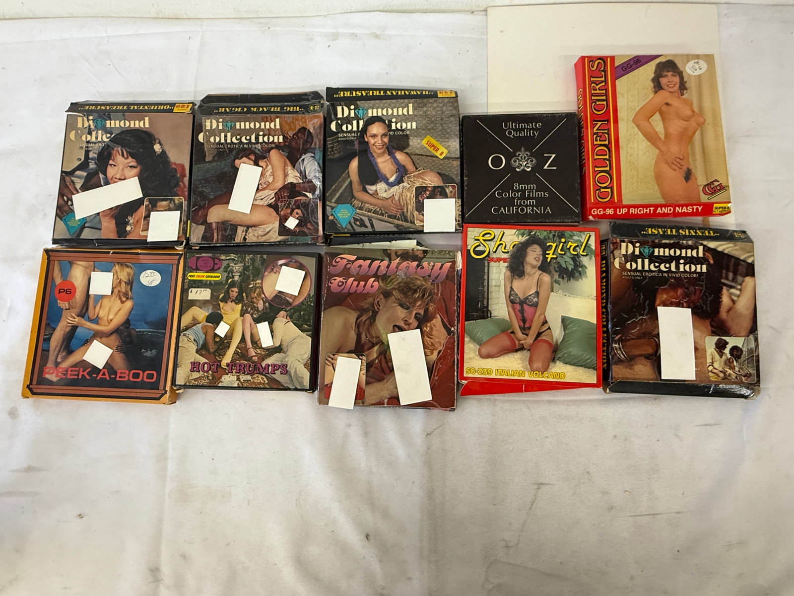 Vintage Adult Film Video Film Reel Collection Lot: Vintage Adult Film Video Film Reel Collection Lot