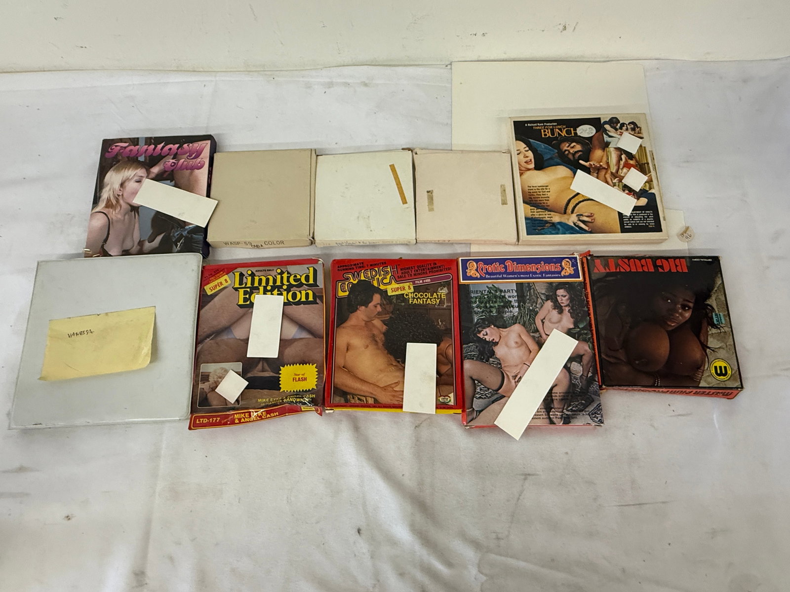 Vintage Adult Film Video Film Reel Collection Lot: Vintage Adult Film Video Film Reel Collection Lot