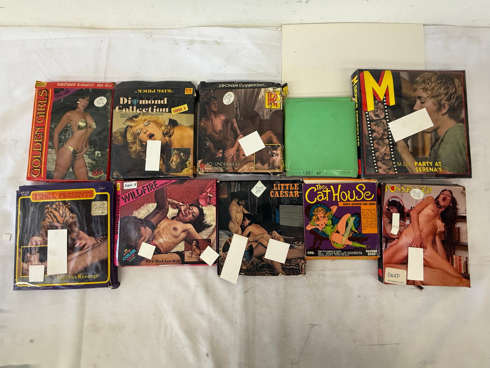 Vintage Adult Film Video Film Reel Collection Lot: Vintage Adult Film Video Film Reel Collection Lot