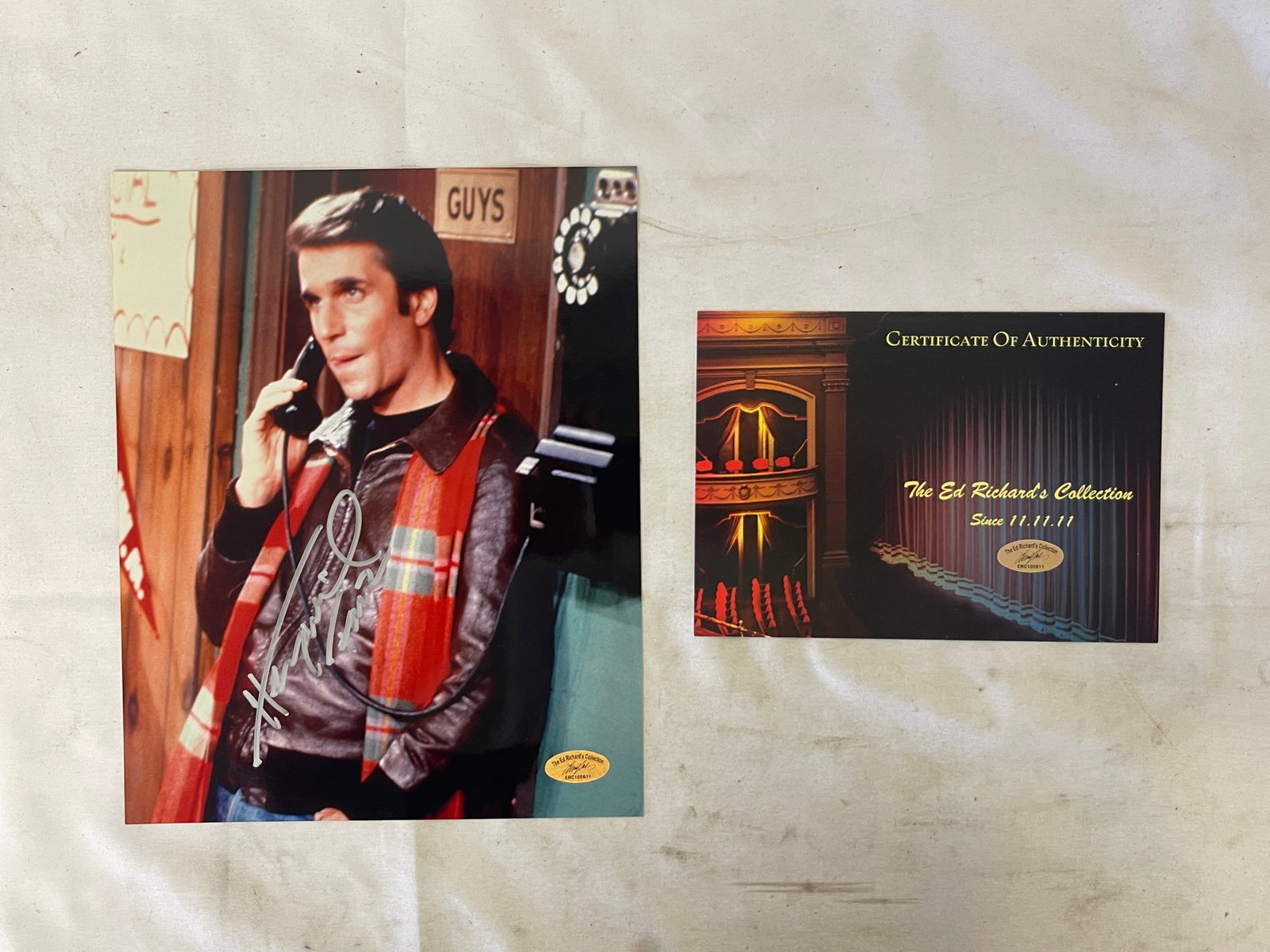 Henry Winkler The Fonz Happy Days Signed 8x10 Photo with COA (1 of 4)