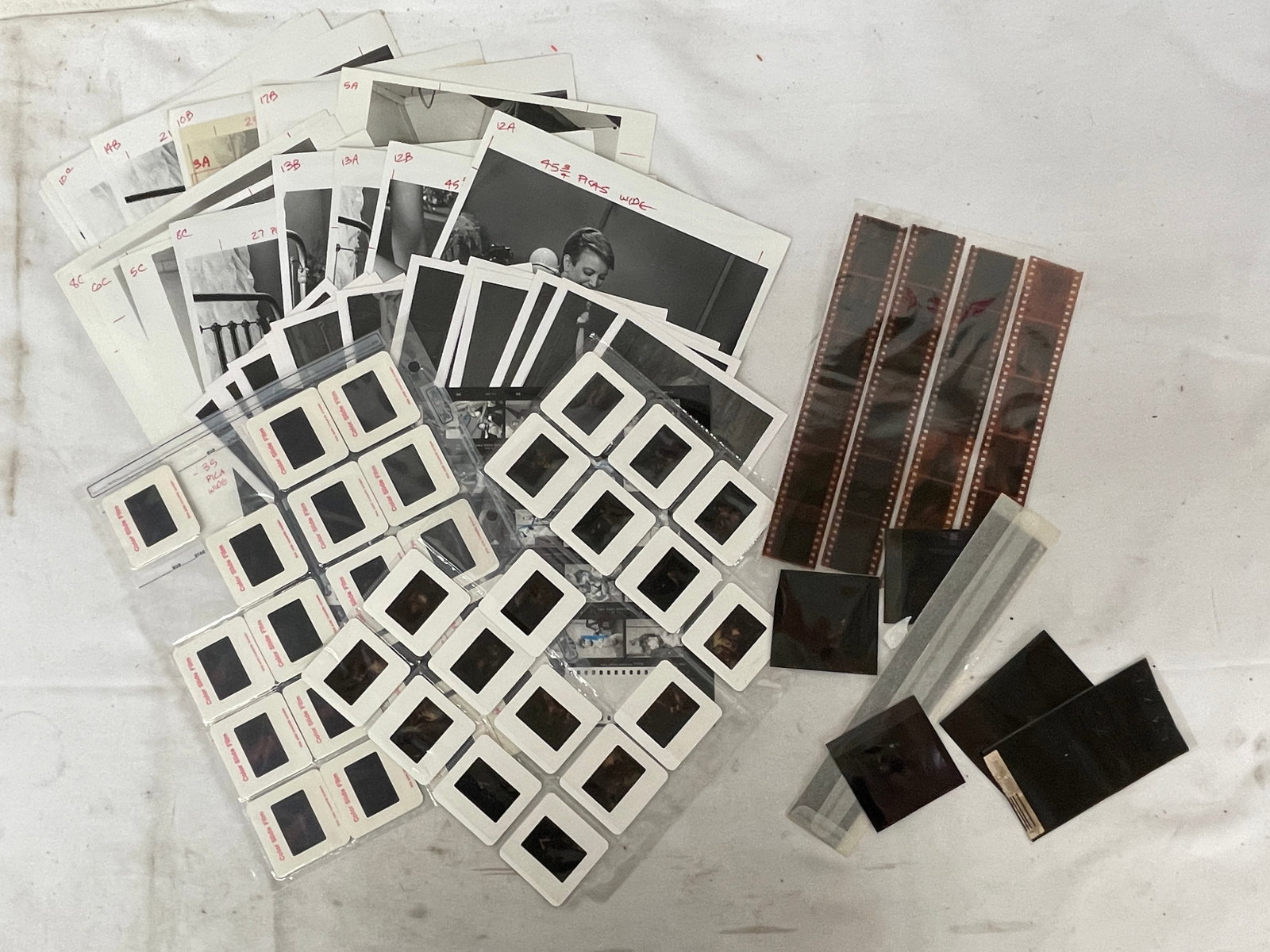 Vintage Black and White Erotic Photographs Negatives Contact Sheets and Slides (1 of 2)