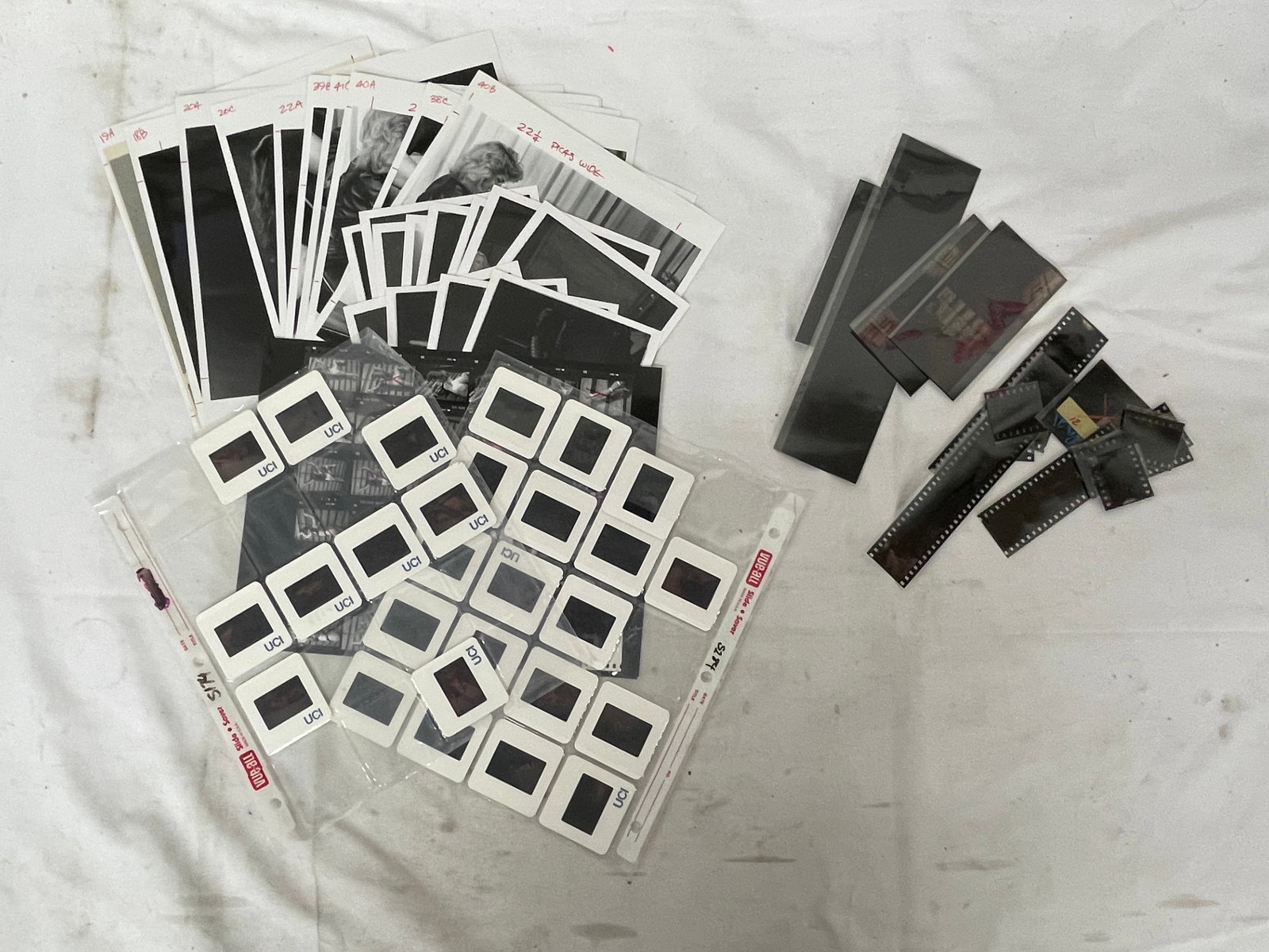 Vintage Black and White Erotic Photographs Negatives Contact Sheets and Slides (1 of 2)