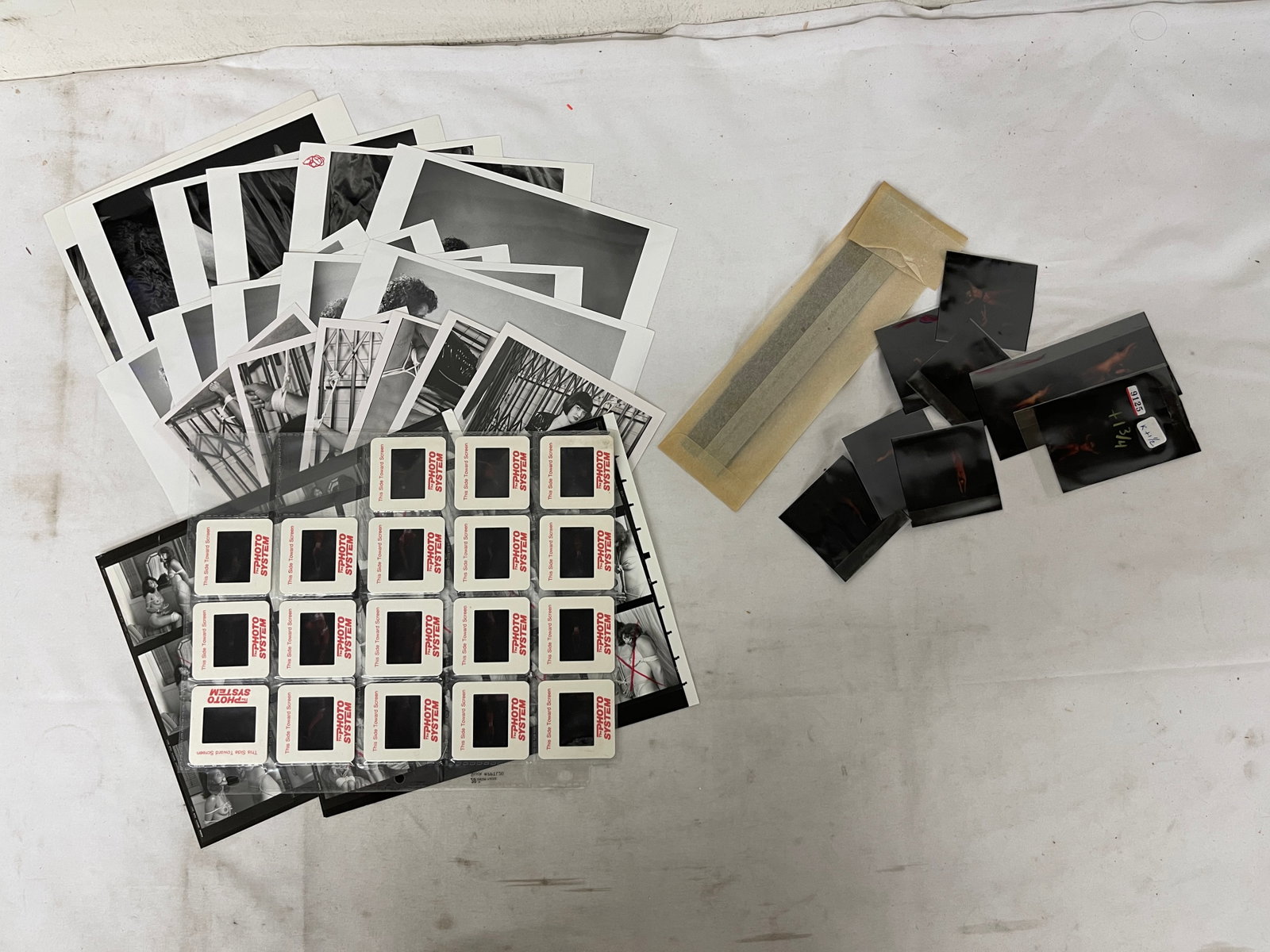 Vintage Black and White Erotic Photographs Negatives Contact Sheets and Slides (1 of 2)